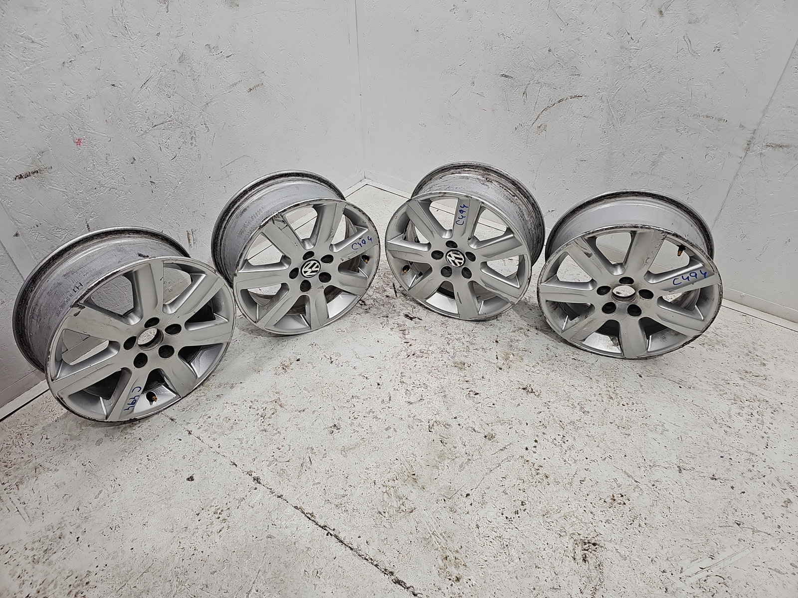 Set jante aliaj Volkswagen Polo (6R) [Fabr 2009-2016] 6R0601025L
