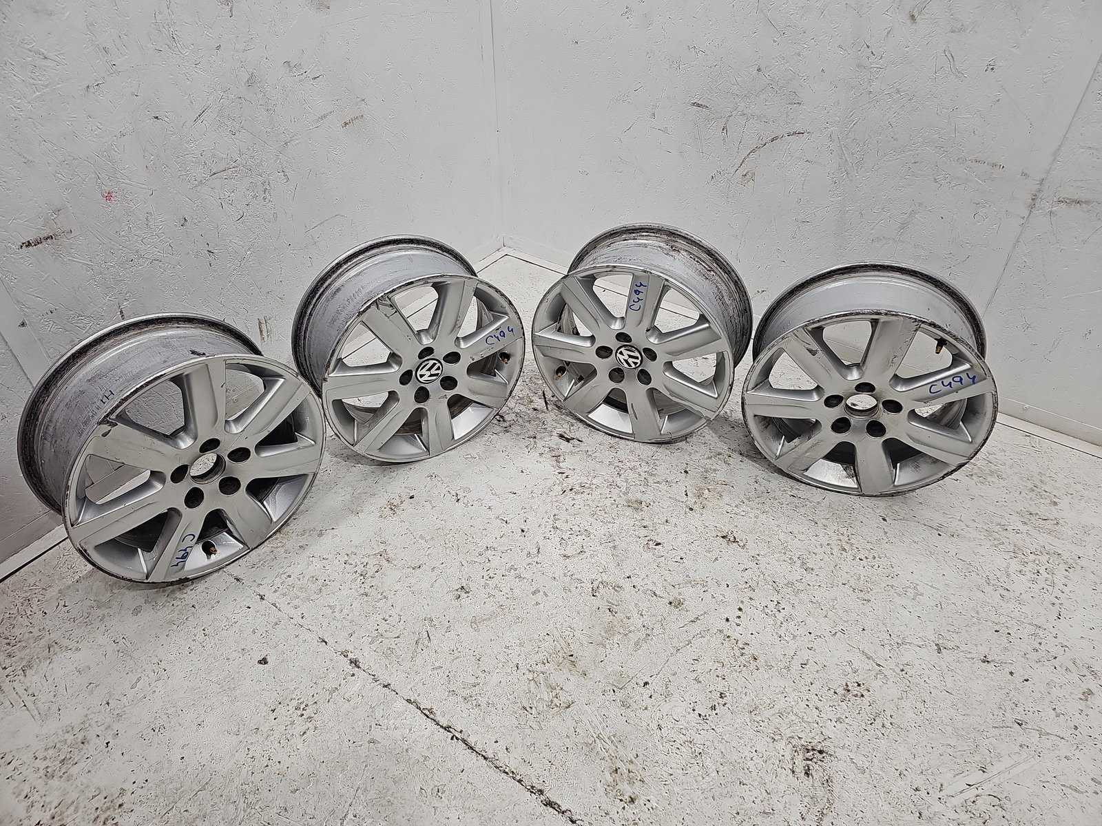 Set jante aliaj Volkswagen Polo (6R) [Fabr 2009-2016] 6R0601025L - imagine 1