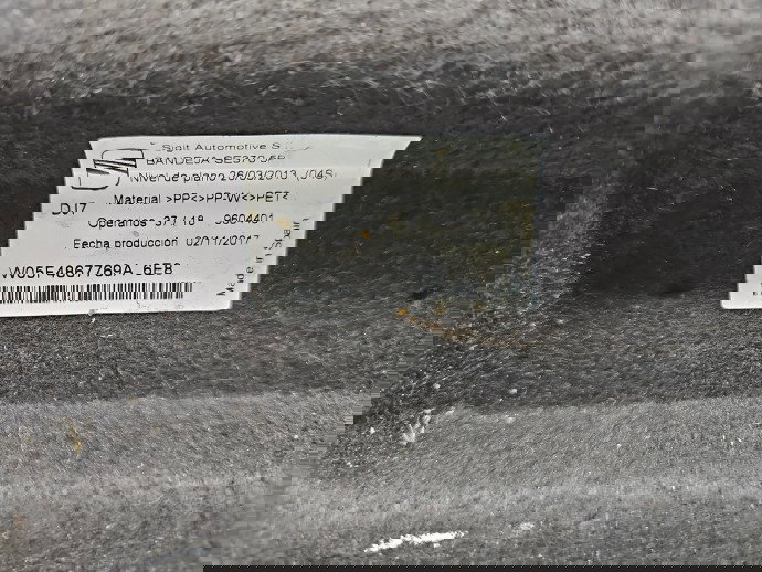  Polita portbagaj Seat Leon (5F1) [Fabr 2012-2018] 5F4867769A