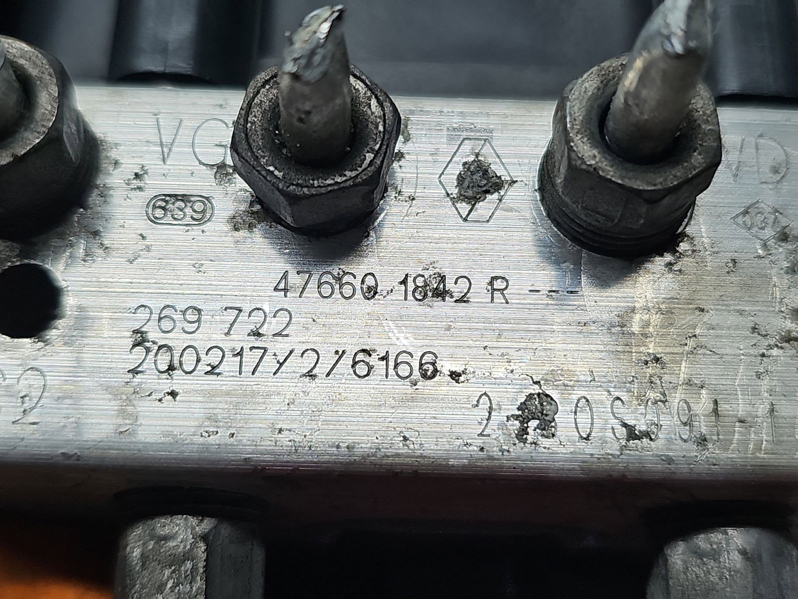 Pompa ABS Dacia Logan II MCV BK (K52) [Fabr 2013-2022] Facelift 476601842R 1.5 dCi K9KU87 70KW / 95CP - imagine 2