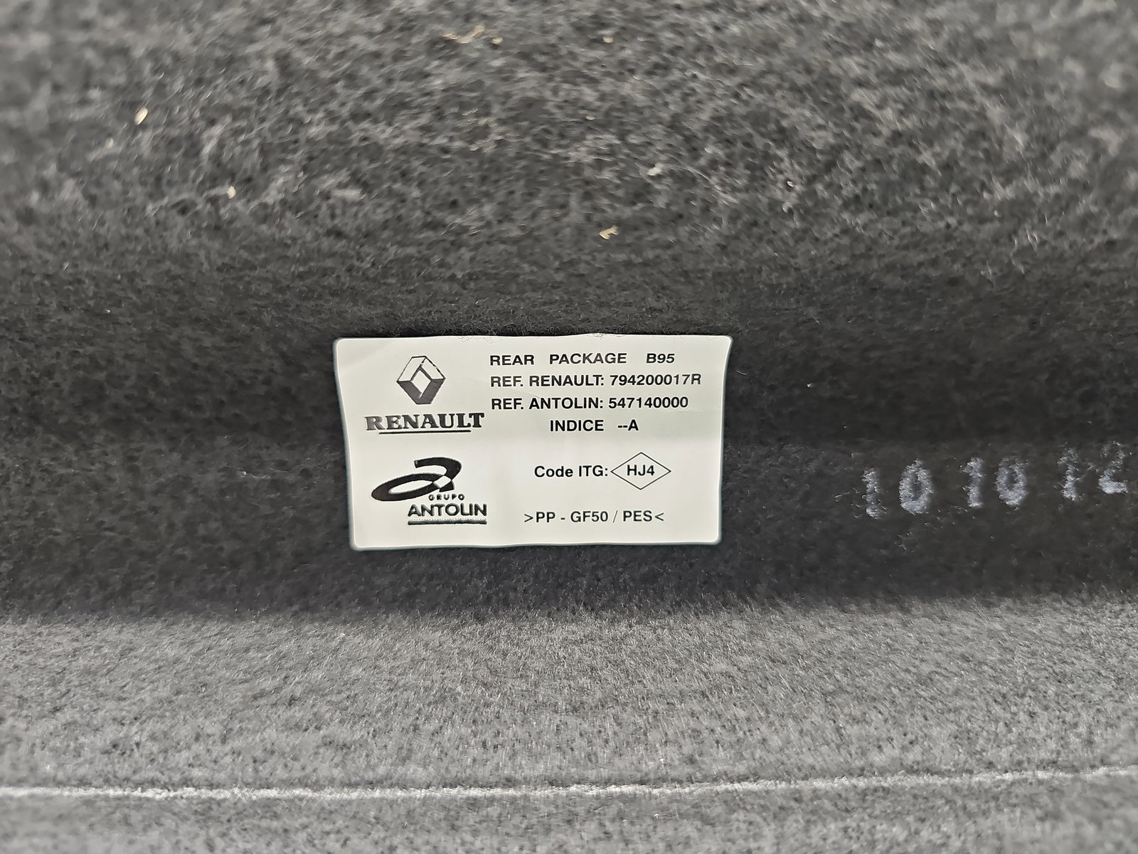 Polita portbagaj Renault Megane 3 Hatchback (X95) [Fabr 2008-2015] 794200017R - imagine 5