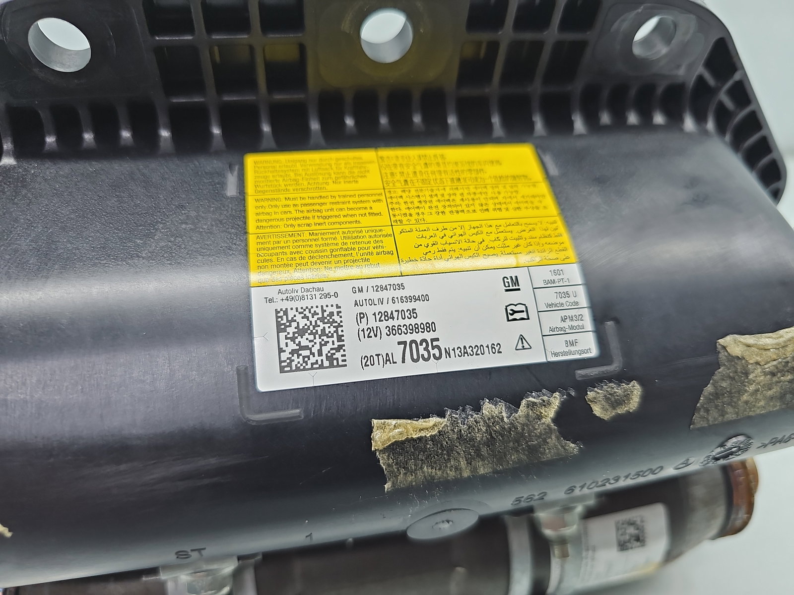 Airbag pasager Opel Astra J [Fabr 2009-2015] 12847035 - imagine 5