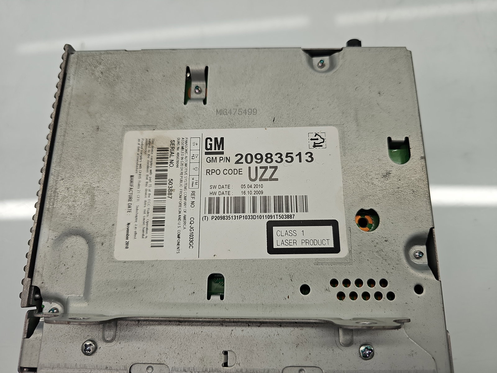 Radio CD Opel Astra J [Fabr 2009-2015] 20983513 - imagine 8