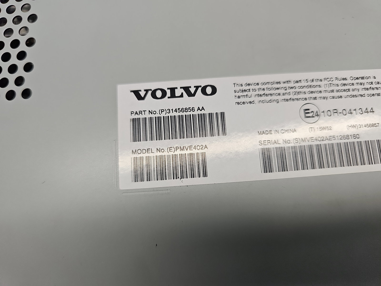 Amplificator audio Volvo XC90 II [Fabr 2015-2024] 31456856AA - imagine 5