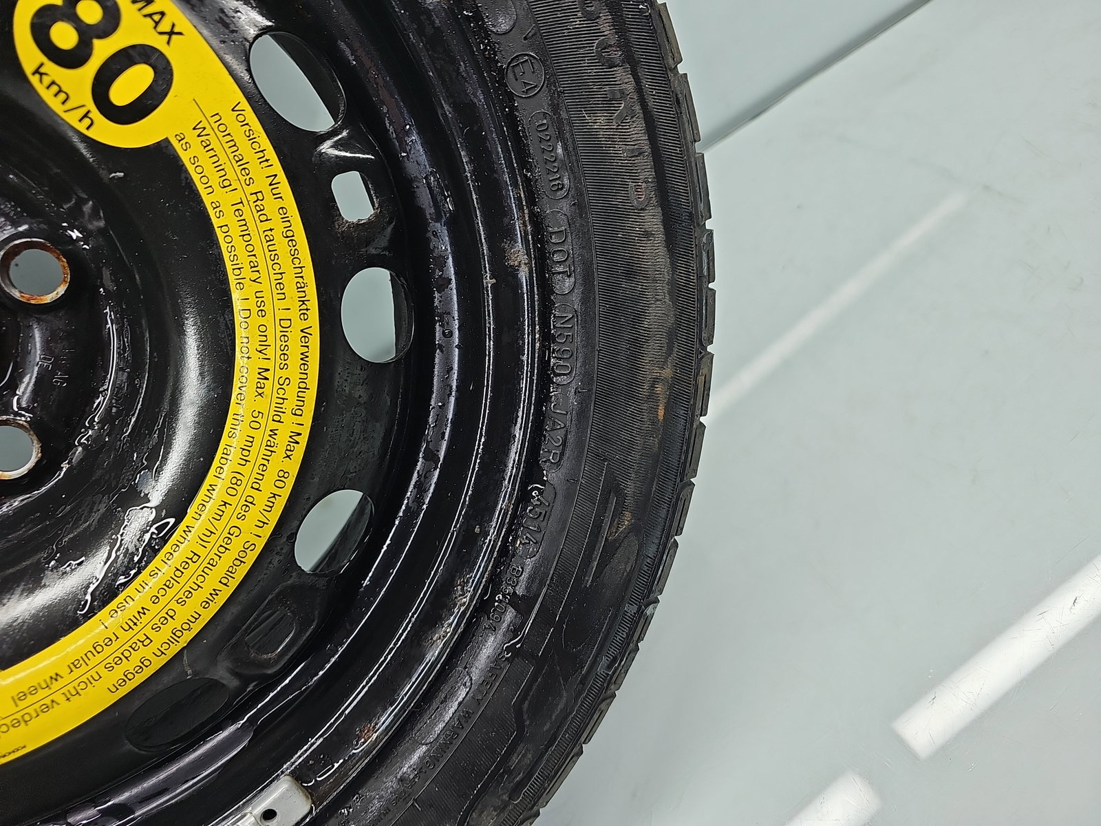 Roata rezerva Volkswagen Polo (6R) [Fabr 2009-2016] 6R0601027 - imagine 4