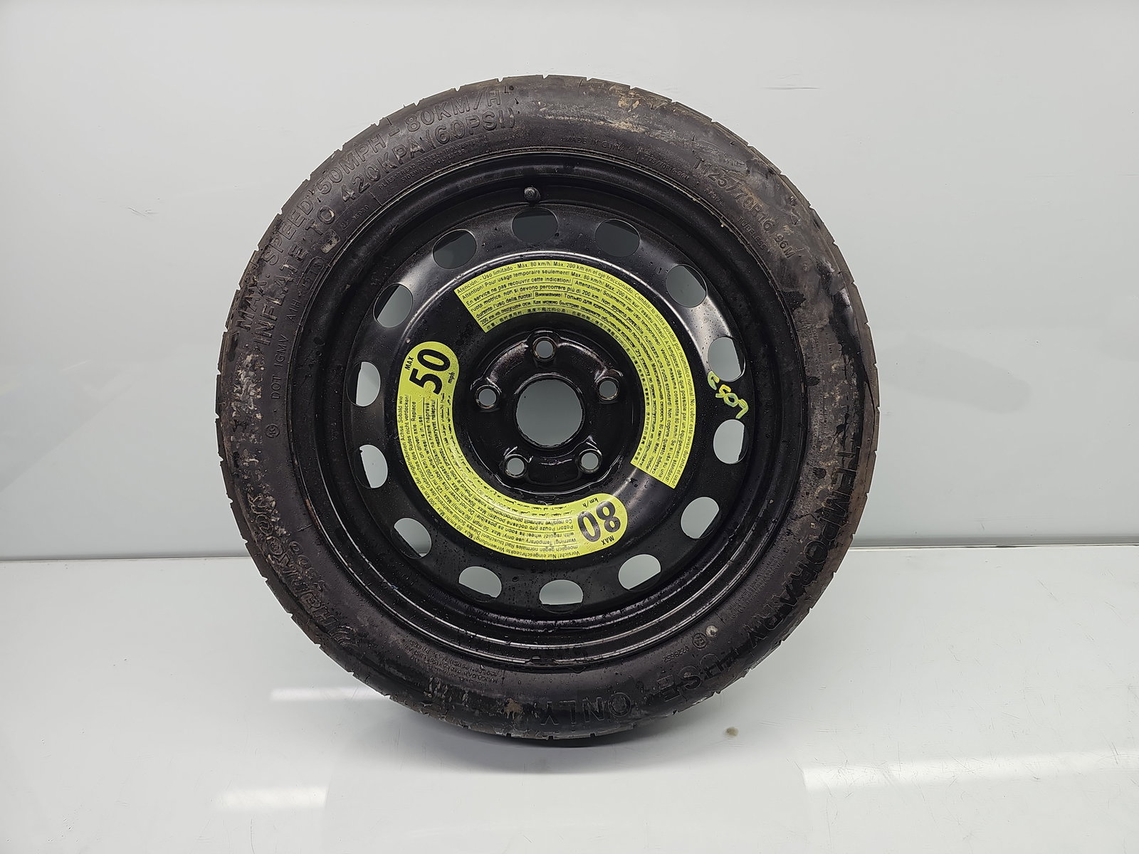 Roata rezerva slim Volkswagen Passat CC (357) [Fabr 2008-2012] 1K0601027AQ - imagine 1