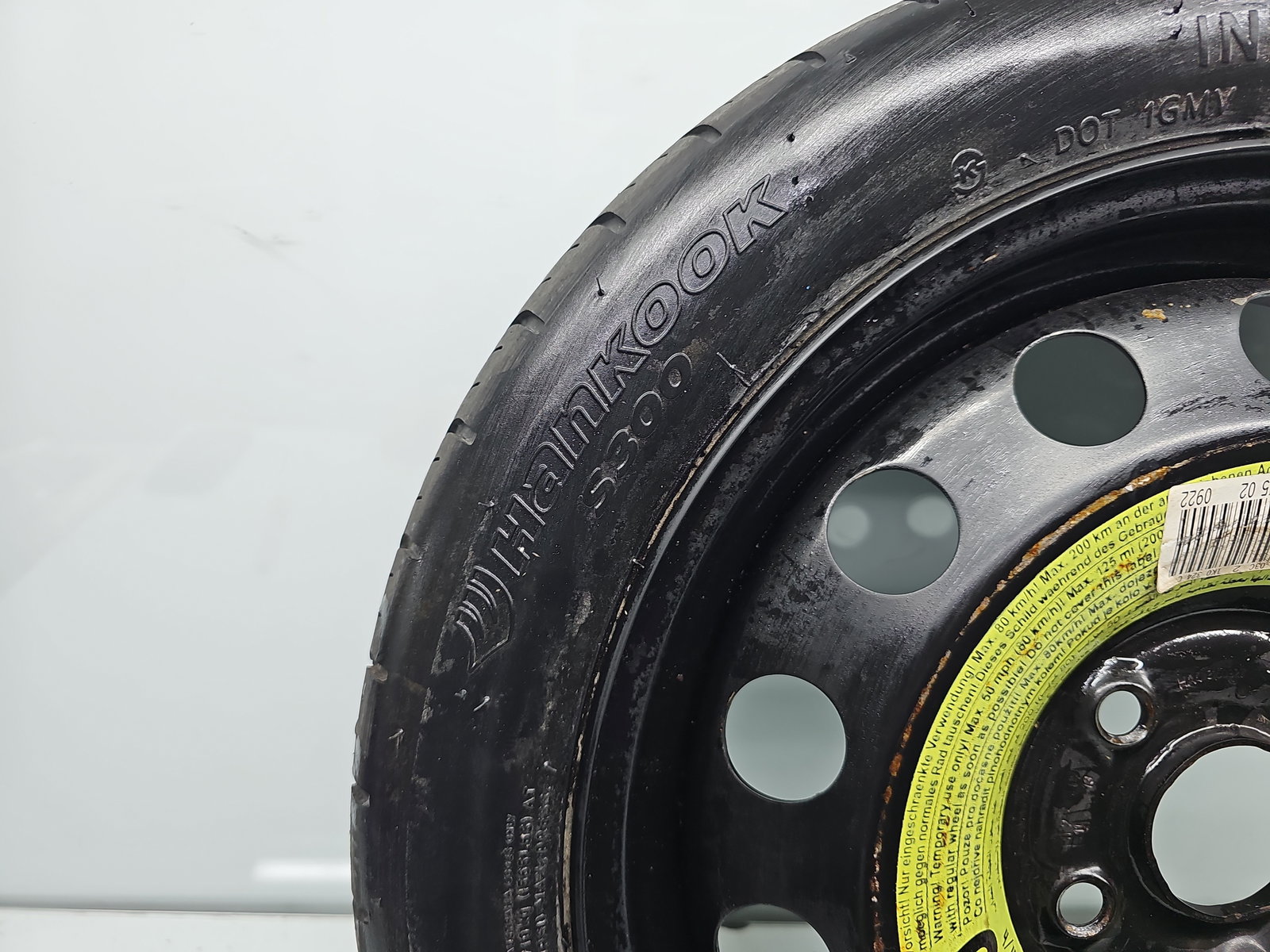 Roata rezerva slim Volkswagen Golf 7 (5G) [Fabr 2014-prezent] 1K0601027AQ - imagine 3