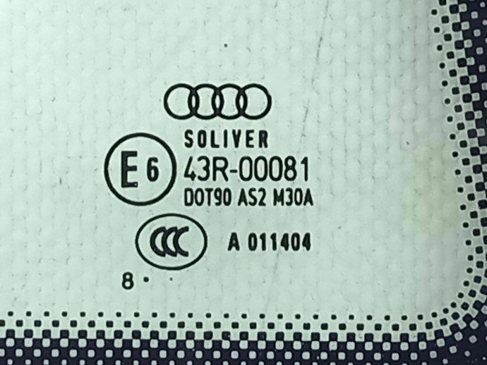 Geam fix usa dreapta spate OEM Audi A5 (8T3) [Fabr 2007-2015] 2.0 CAHA