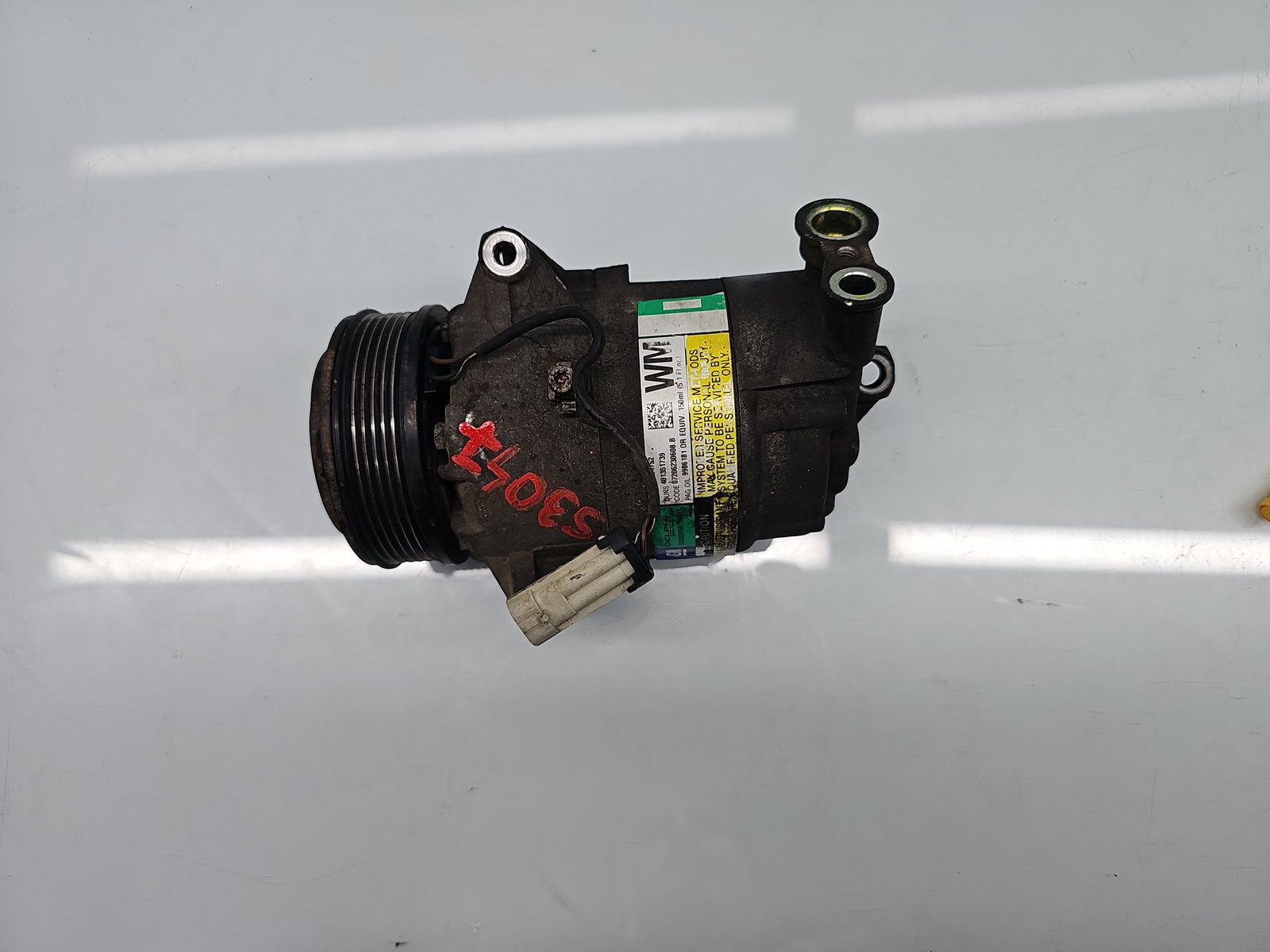 Compresor clima Opel Astra H [Fabr 2004-2009] 13124752 1.9 CDTI Z19DT 88KW / 120CP - imagine 2