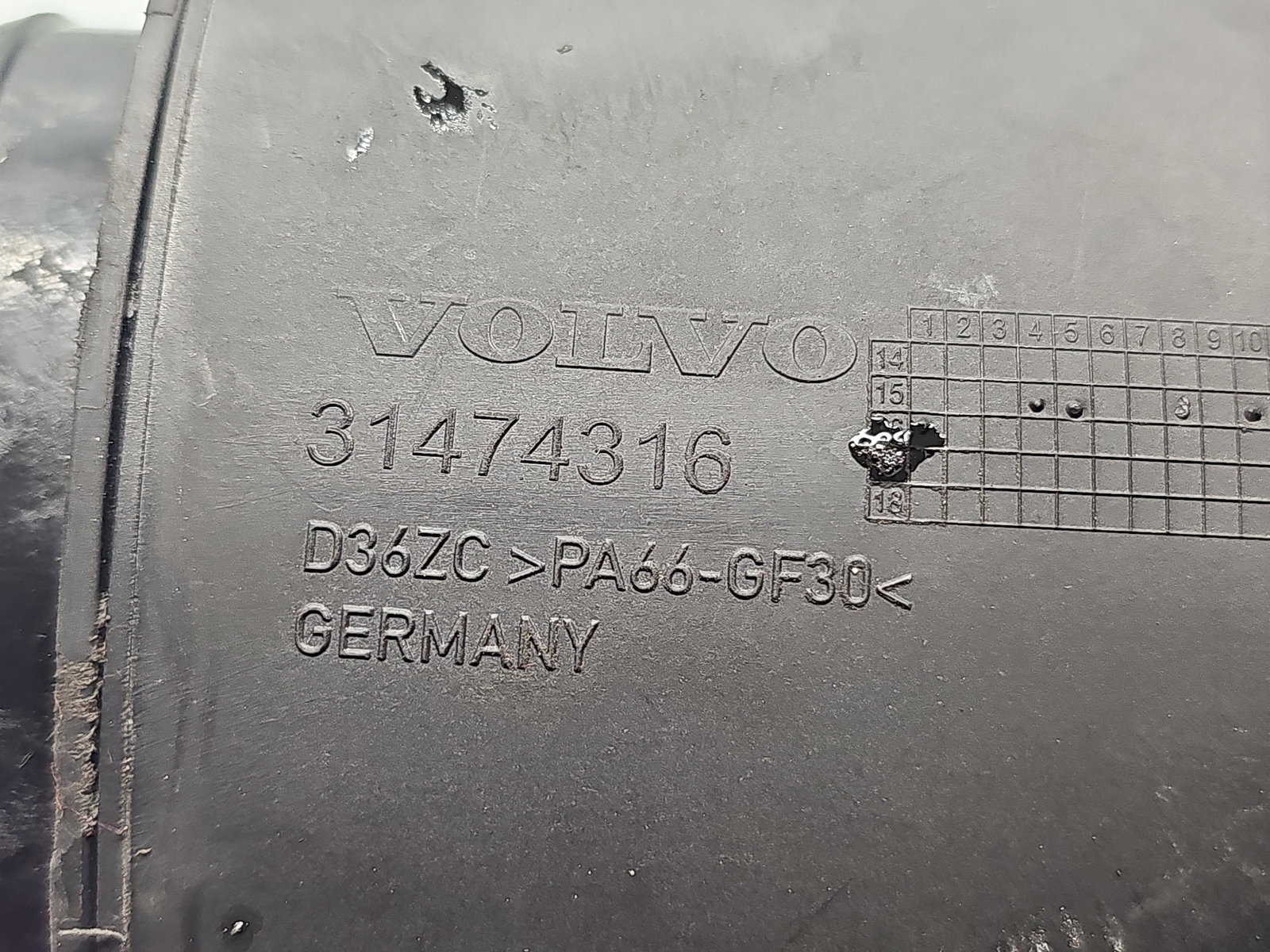 Rezonator aer Volvo XC90 II [Fabr 2015-2024] 31474316 2.0 Hib B4204T 236KW / 320CP - imagine 6