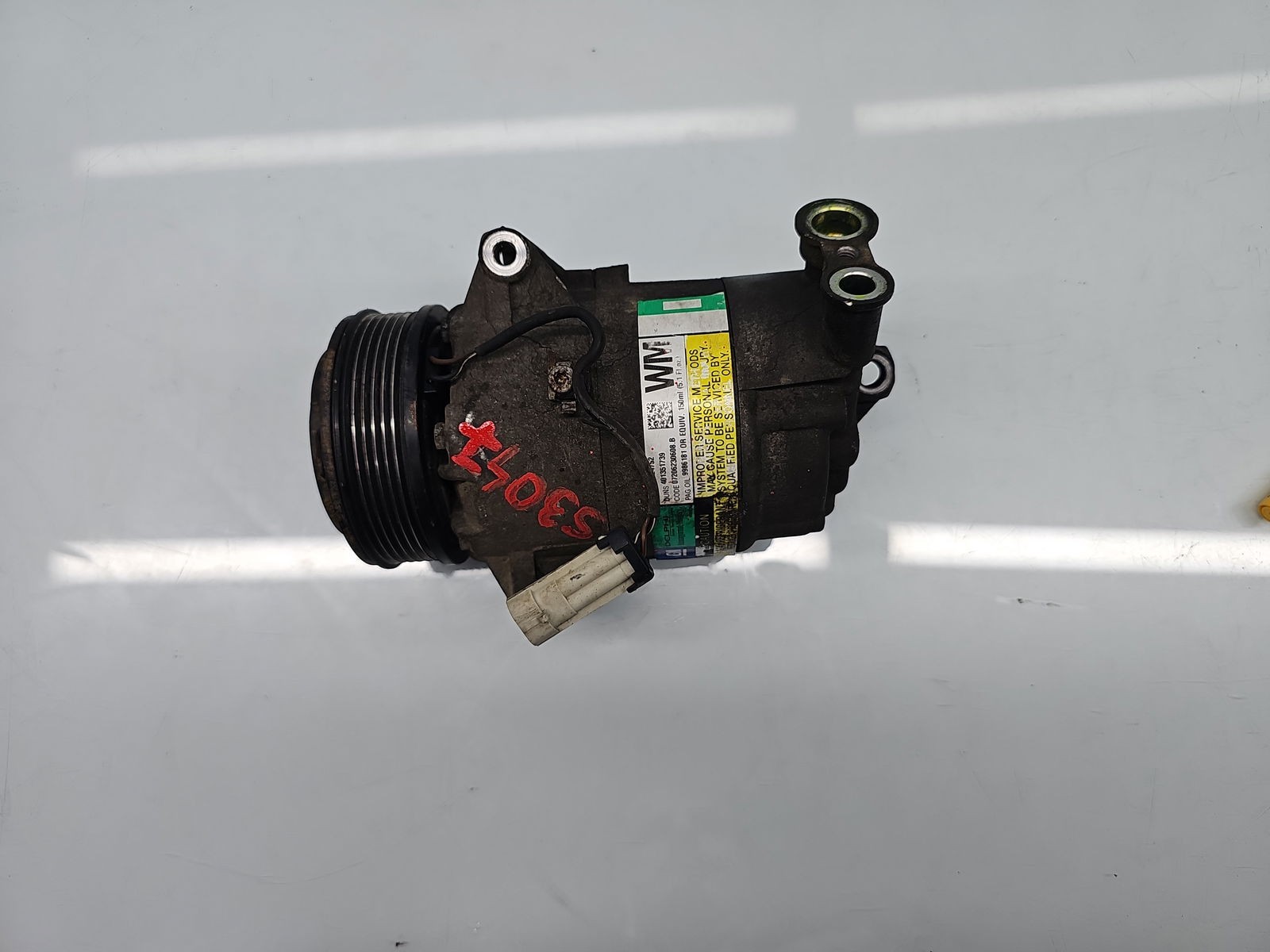 Compresor clima Opel Zafira B (A05) [Fabr 2006-2011] 13124752 1.9 CDTI Z19DT 88KW / 120CP - imagine 5