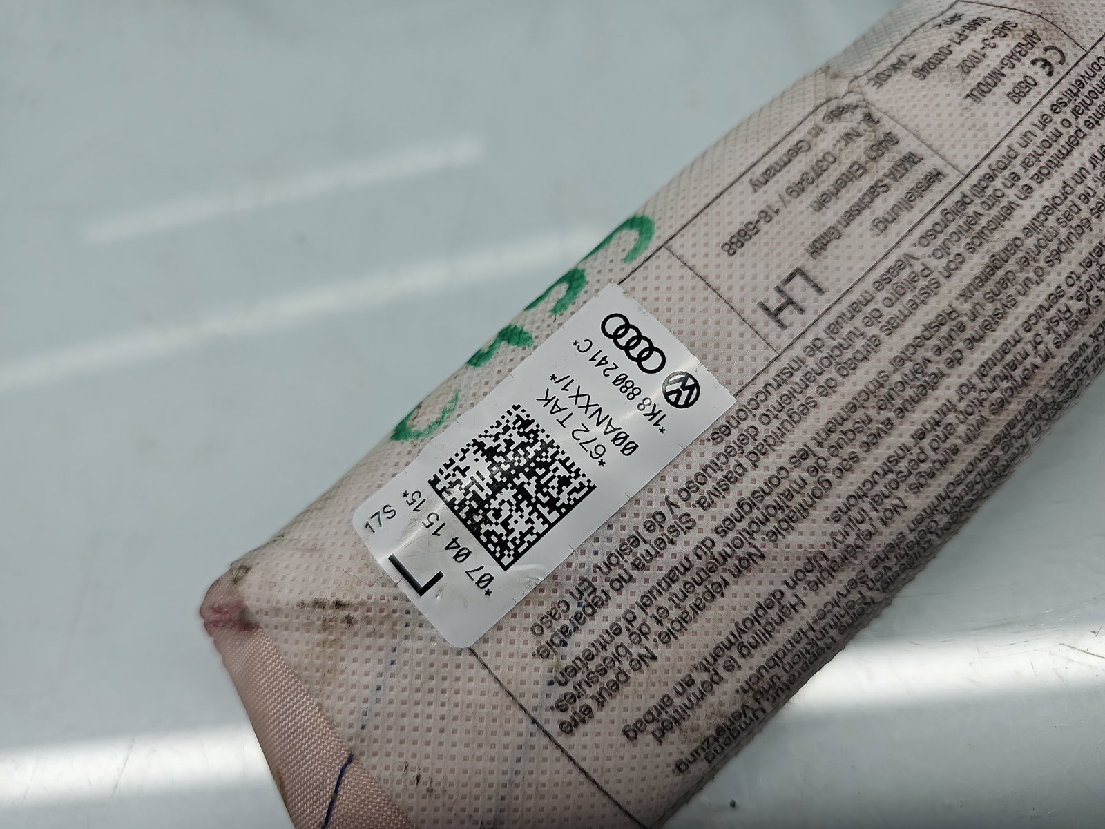 Airbag lateral stanga Volkswagen Passat CC (358) Facelift [Fabr 2012-2016] 1K8880241C - imagine 4