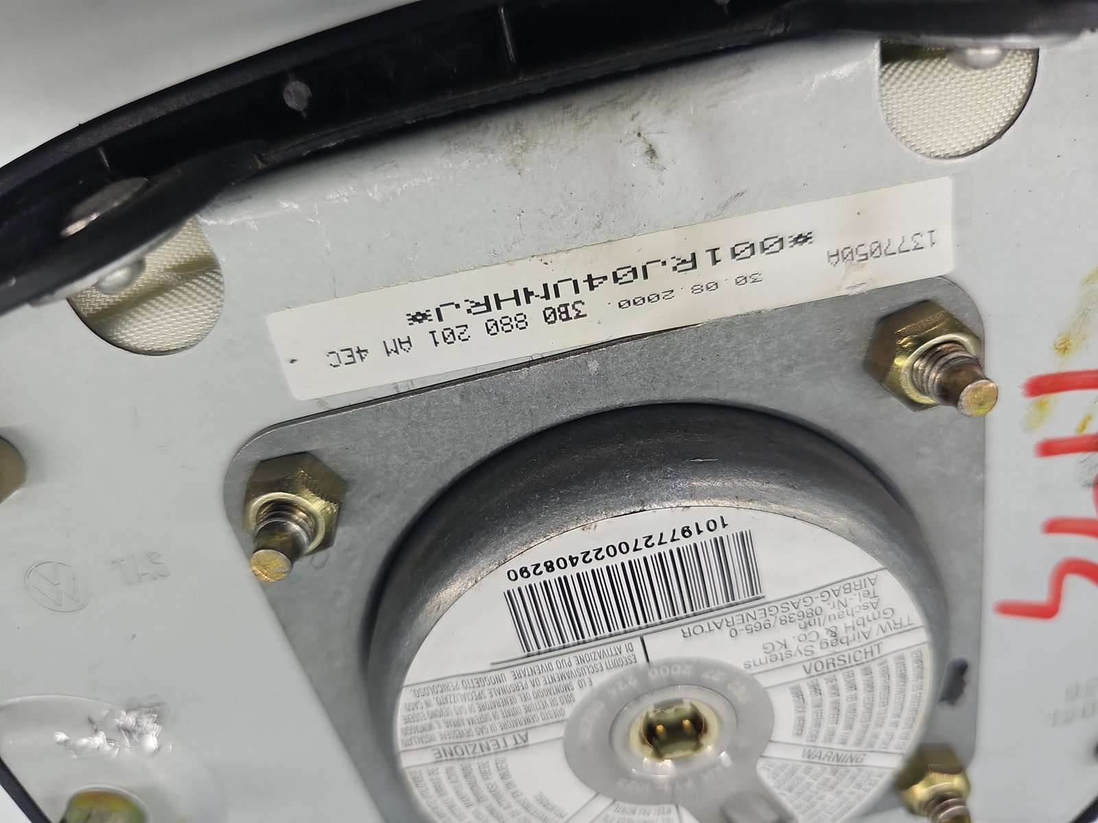 Airbag volan Volkswagen Golf 4 (1J1) [Fabr 1997-2004] 3b0880201am - imagine 5