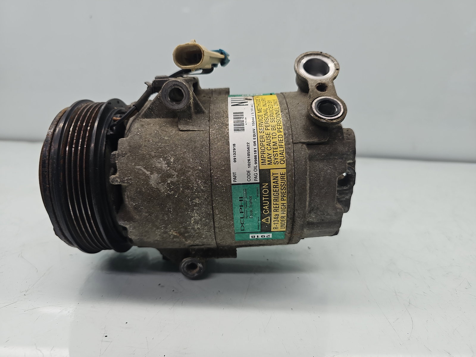 Compresor clima Opel Corsa C (F08, F68) [Fabr 2000-2005] 09132918 1.2 Benz Z12XE 55KW / 75CP - imagine 5