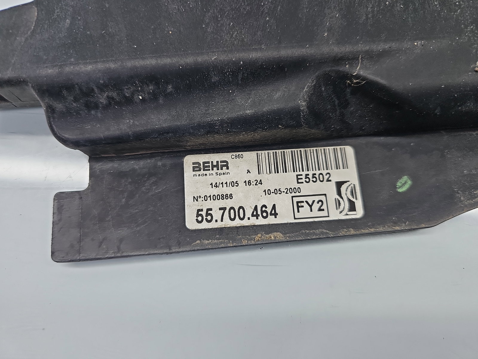 Electroventilator Fiat Grande Punto (199) [Fabr 2005-2009] 55700464 1.2 B 199A4000 48KW / 65CP - imagine 5