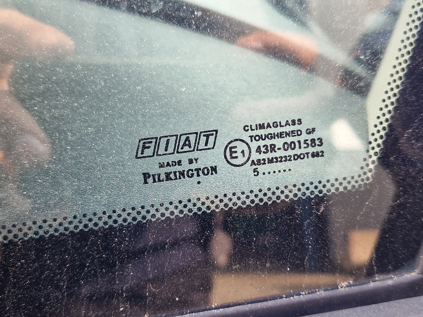 Geam fix stanga fata Fiat Punto (199) [Fabr 2010-2018] OEM - imagine 2