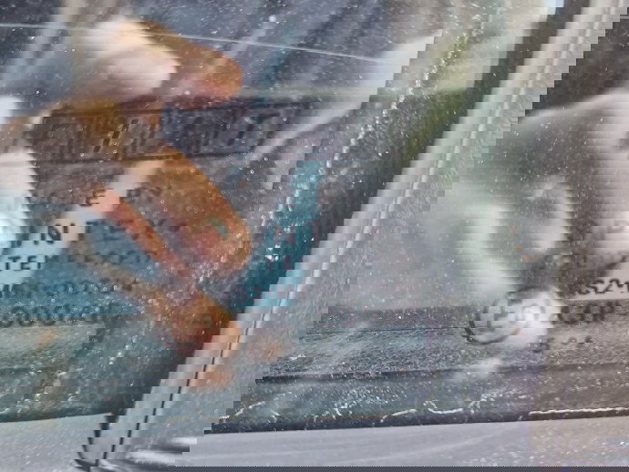 Geam usa stanga spate Fiat Punto (199) [Fabr 2010-2018] OEM