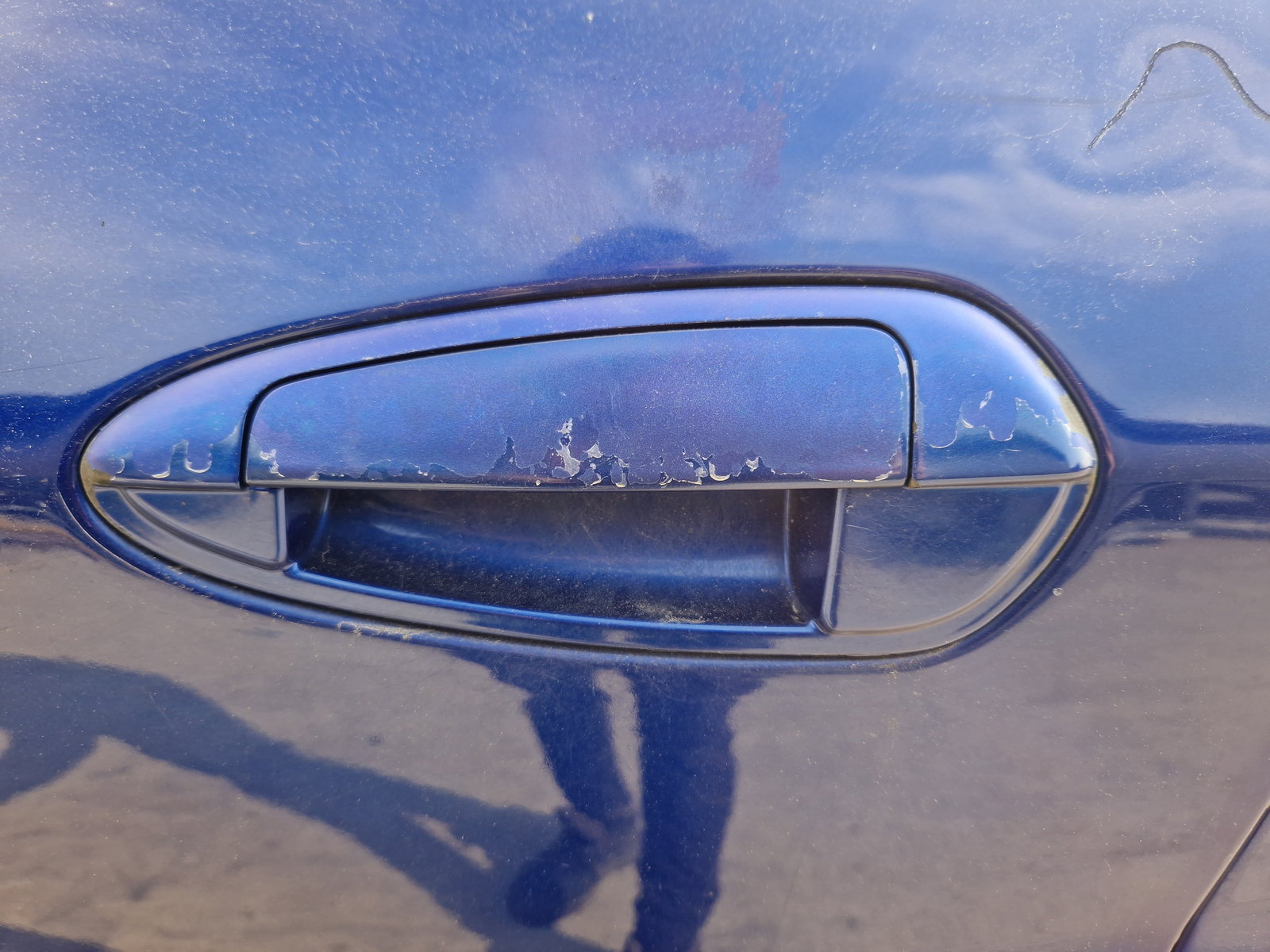 Maner usa stanga spate Fiat Punto (199) [Fabr 2010-2018] OEM - imagine 1