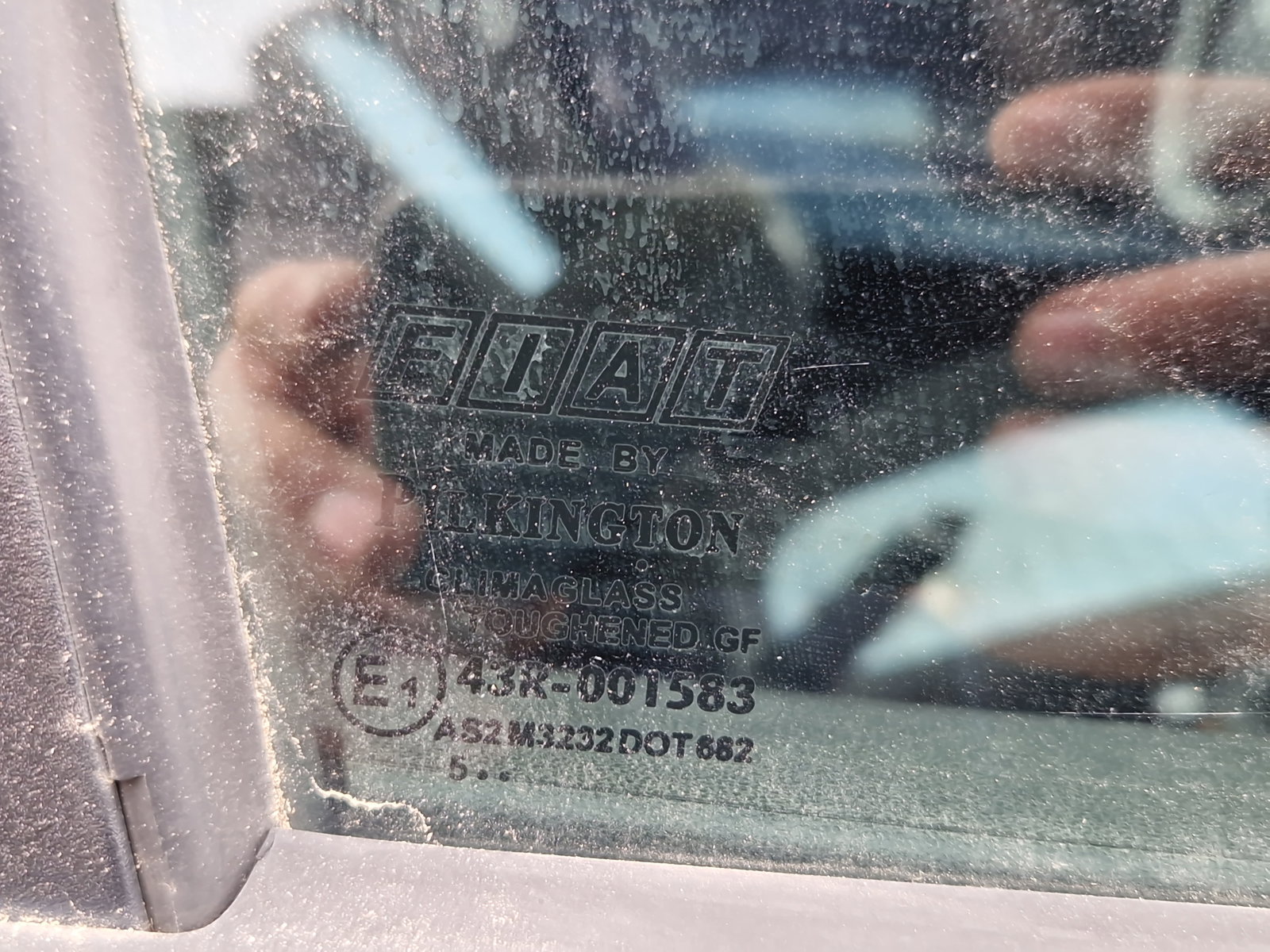 Geam usa dreapta fata Fiat Punto (199) [Fabr 2010-2018] OEM - imagine 2