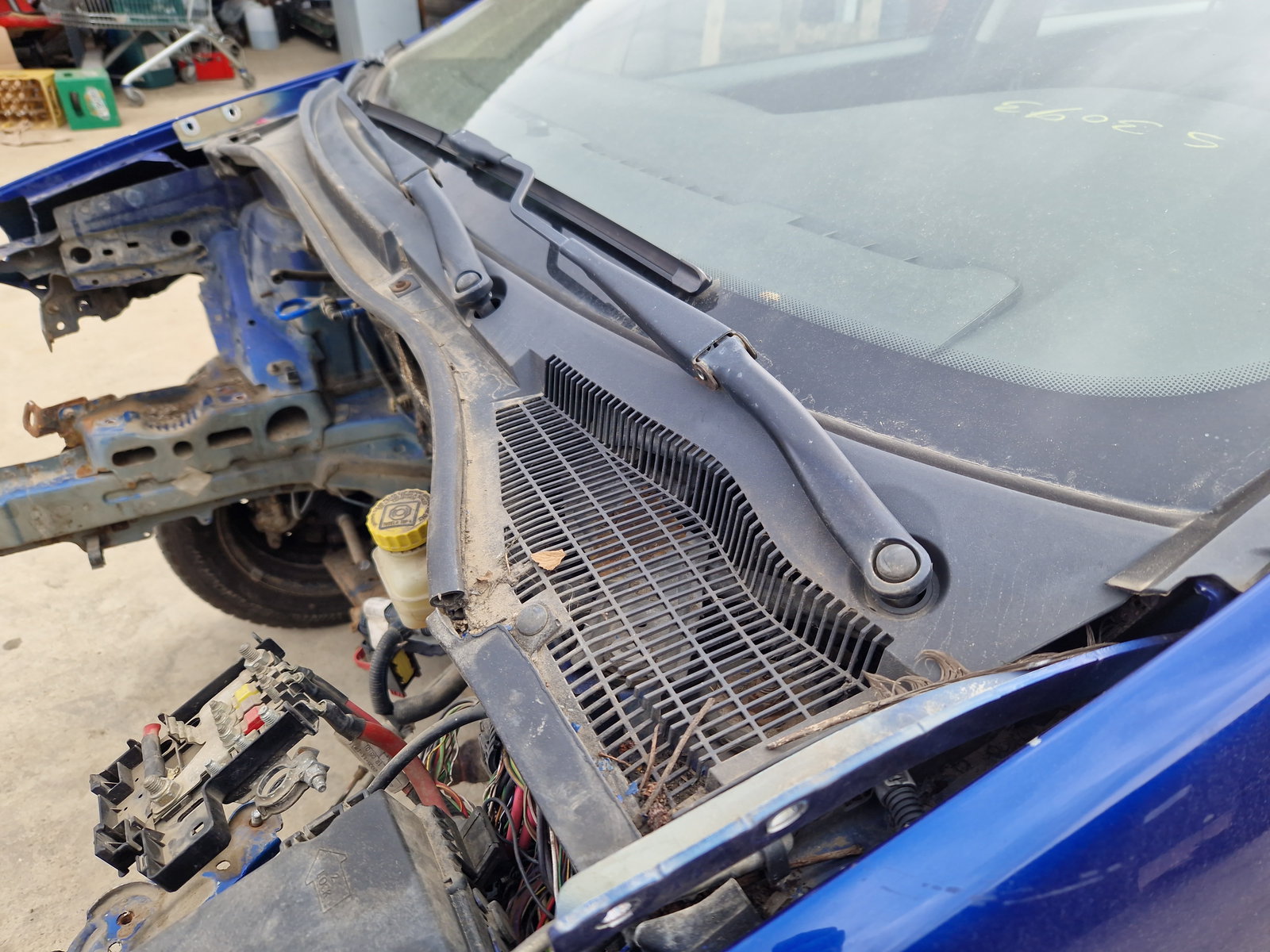 Grila stergator parbriz Fiat Grande Punto (199) [Fabr 2005-2009] OEM - imagine 2