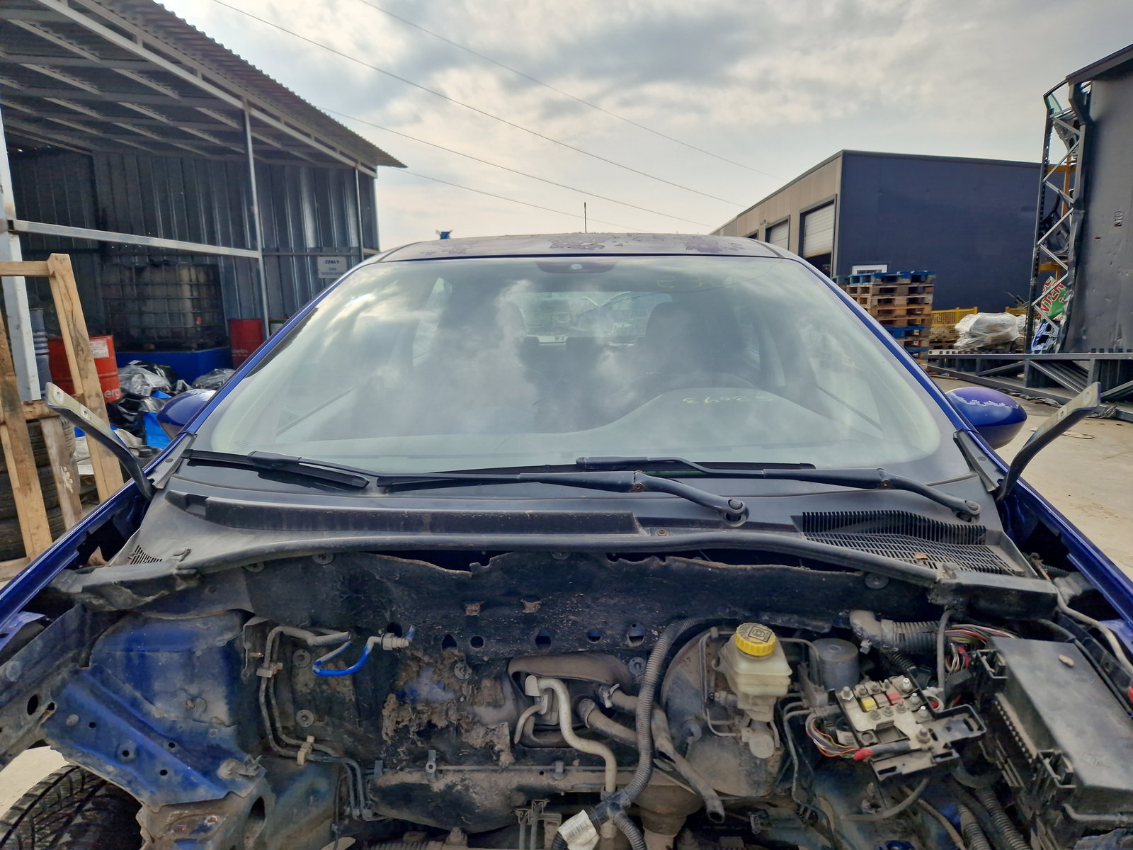 Set balamale capota Fiat Punto (199) [Fabr 2010-2018] OEM - imagine 1