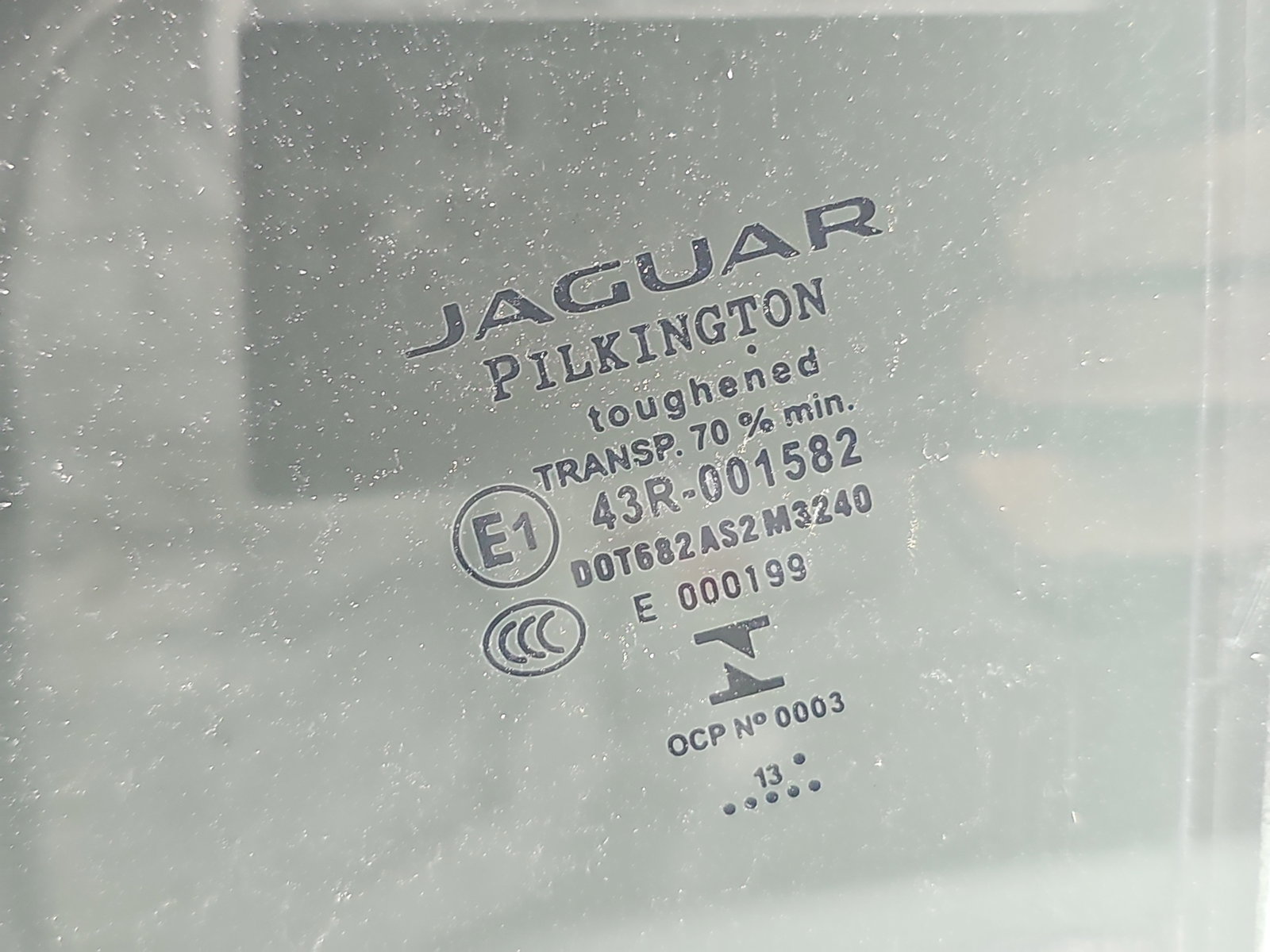 Geam usa stanga spate Jaguar XF (X250) [Fabr 2008-2015] Facelift Berlina OEM - imagine 2