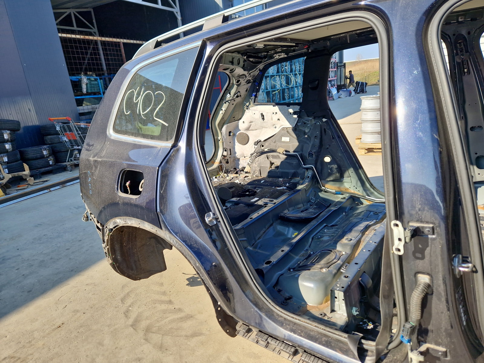 Aripa dreapta spate Volvo XC90 II [Fabr 2015-2024] SUV 467 MAGIC BLUE - imagine 3