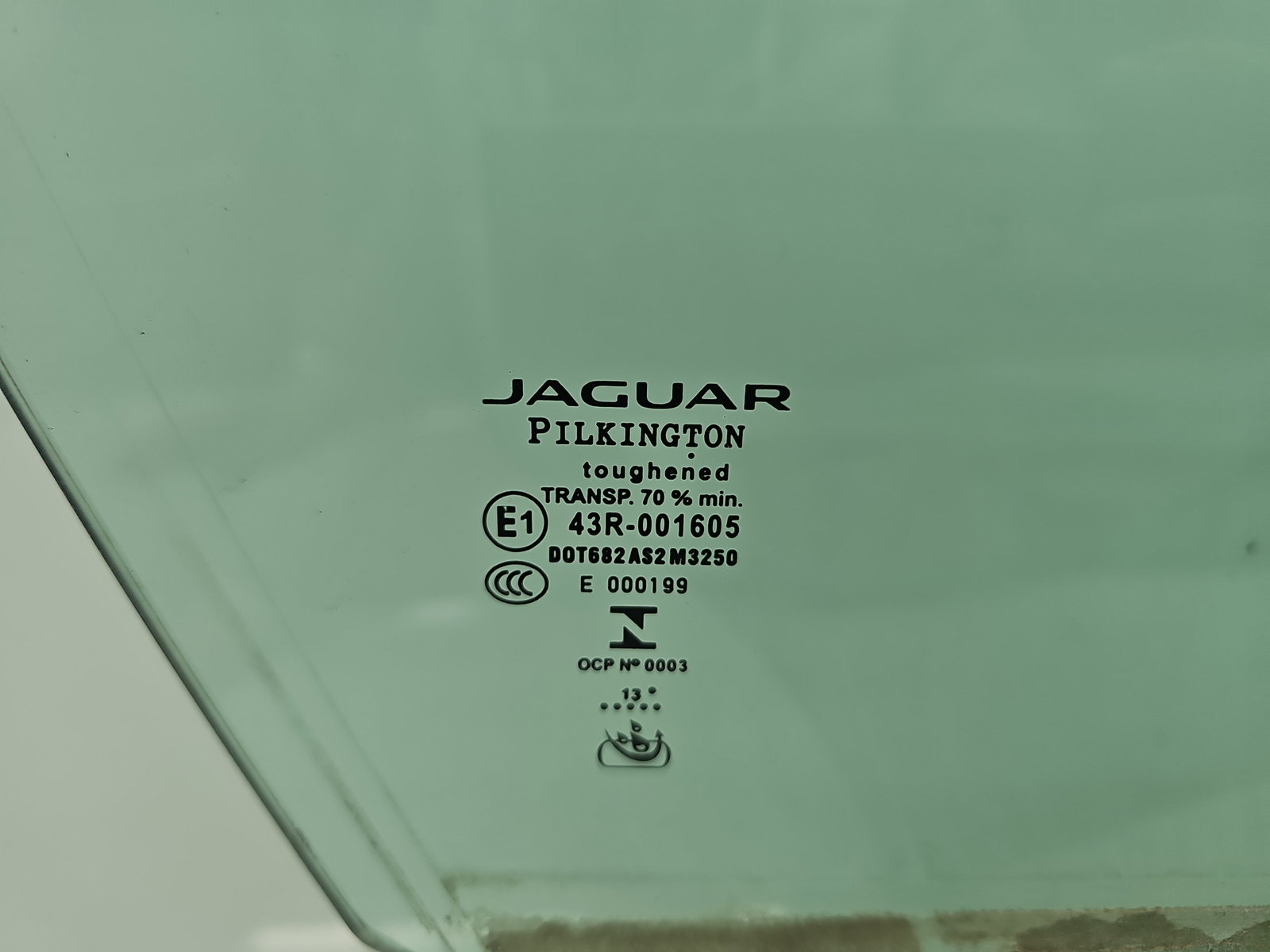 Geam usa dreapta fata Jaguar XF (X250) [Fabr 2008-2015] Facelift Berlina OEM - imagine 2