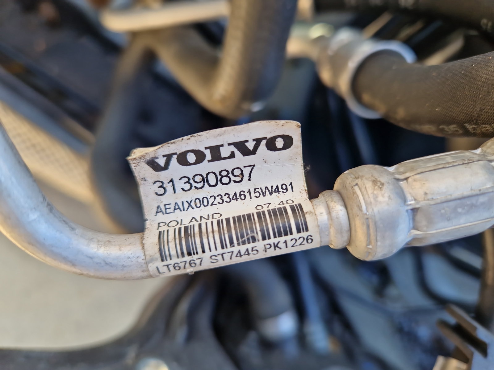 Conducta AC Volvo XC90 II [Fabr 2015-2024] 31390897 2.0 Hib B4204T 236KW / 320CP - imagine 2