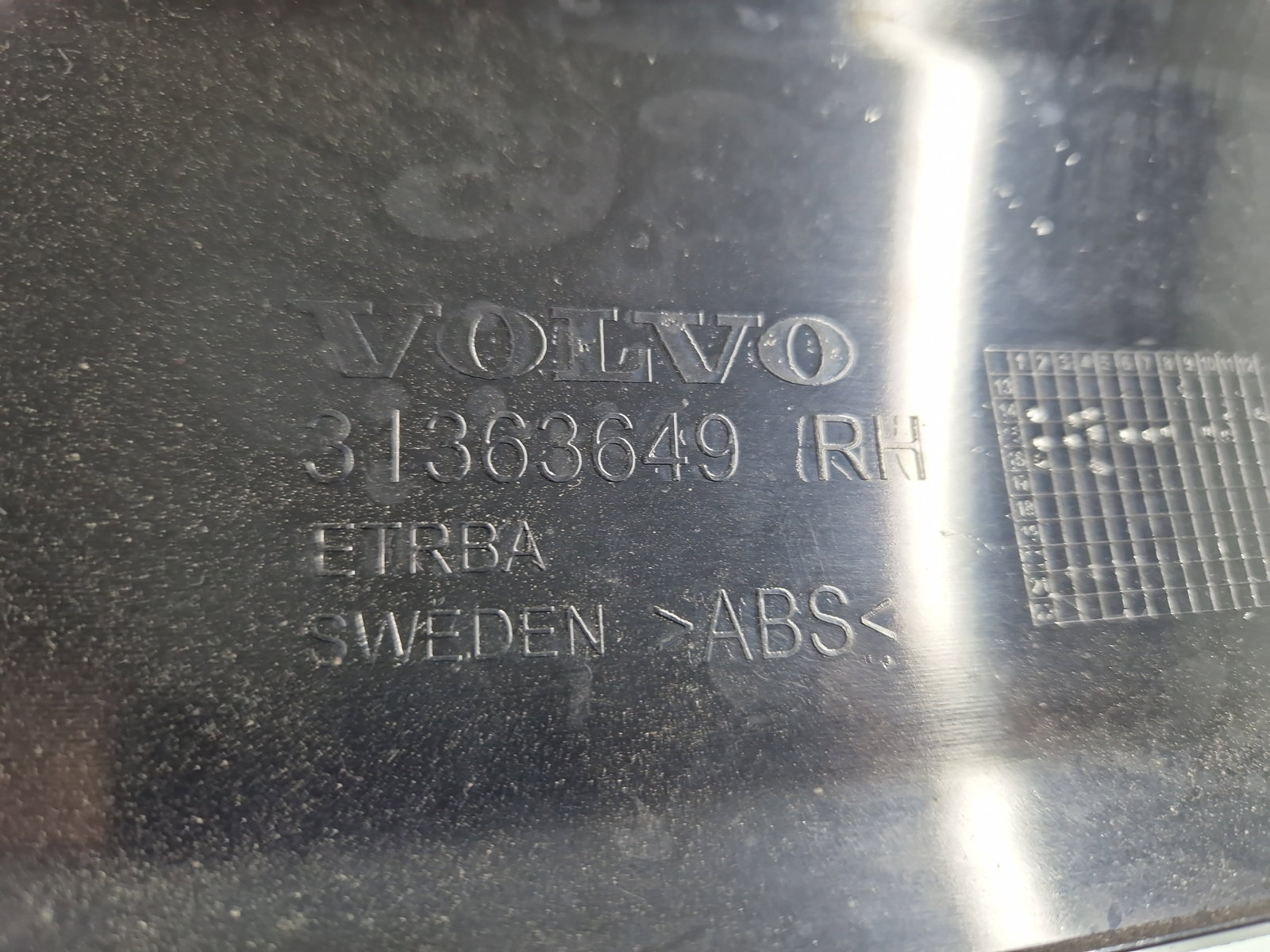 Ornament prag dreapta fata Volvo XC90 II [Fabr 2015-2024] SUV 31363649RH - imagine 4