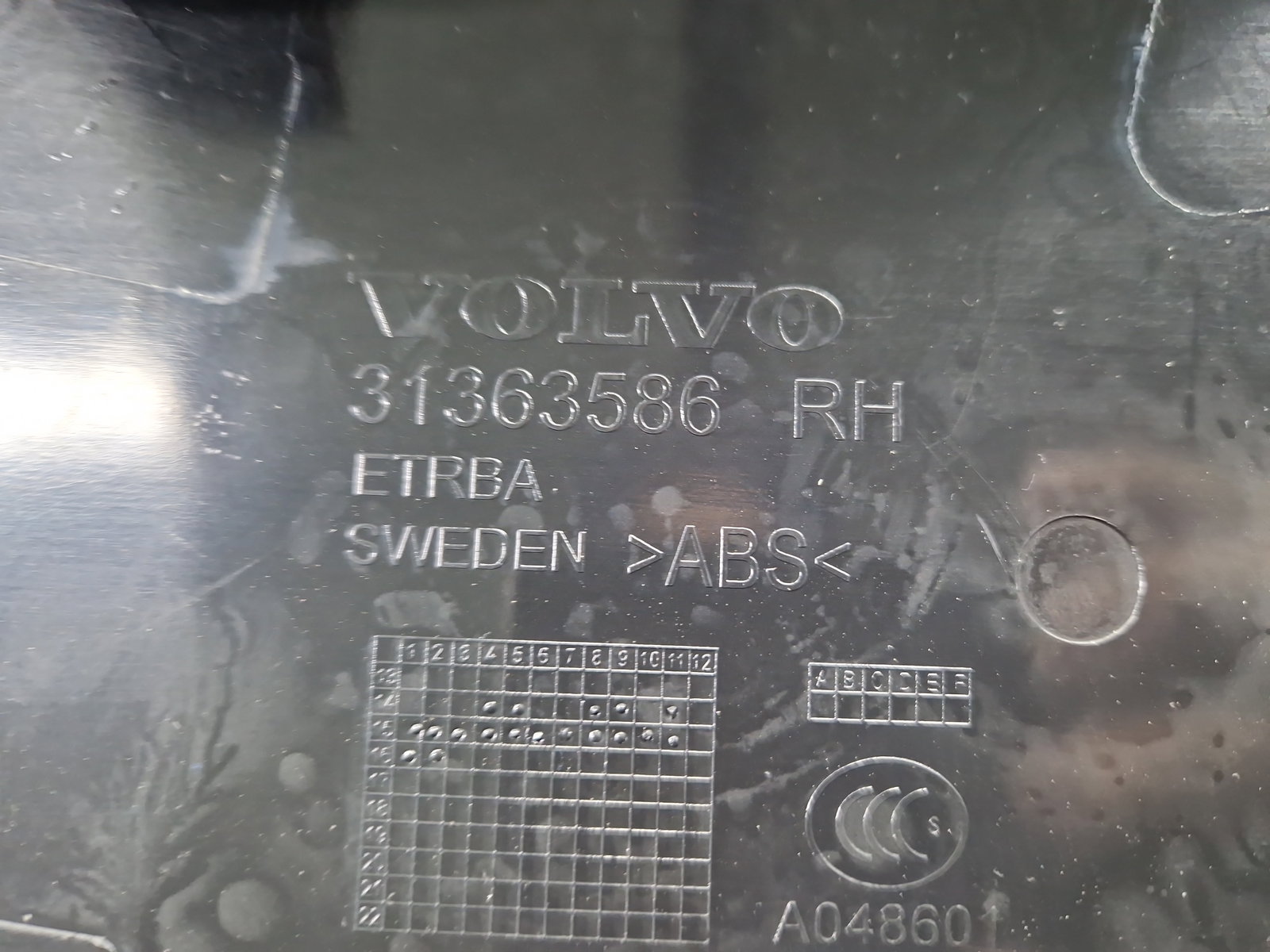 Ornament stalp dreapta Volvo XC90 II [Fabr 2015-2024] SUV 31363586RH - imagine 3