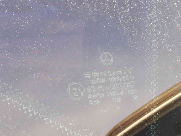Geam fix usa dreapta spate OEM Mercedes Clasa A (W168) [Fabr 1997-2004] 1.4