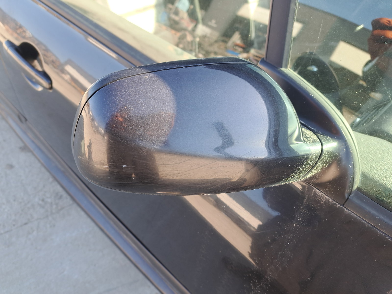 Oglinda dreapta PEUGEOT 307 [Fabr 1993-2003] Berlina NEGRU - imagine 1