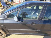 Usa stanga fata PEUGEOT 307 [Fabr 1993-2003] Berlina NEGRU
