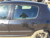 Usa stanga spate PEUGEOT 307 [Fabr 1993-2003] Berlina NEGRU