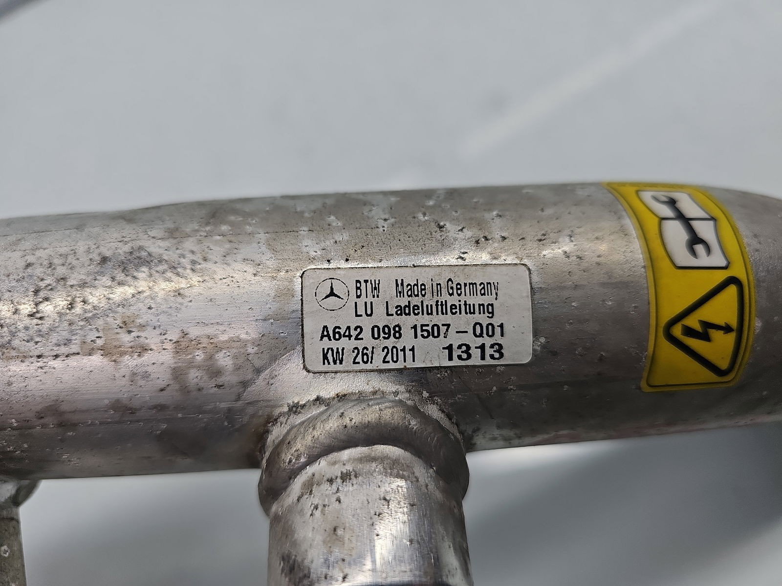 Tub intercooler Mercedes CLS (C218) [Fabr 2011-2018] A6420981507 3.0 CDI 642852 195KW / 265CP - imagine 2