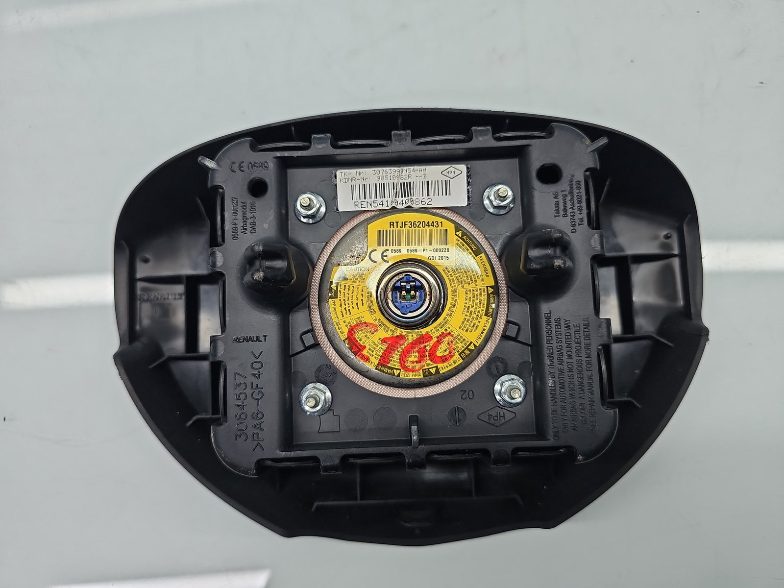 Airbag volan Dacia Sandero 2 Hatchback [Fabr 2012-2022] 985109782R - imagine 5