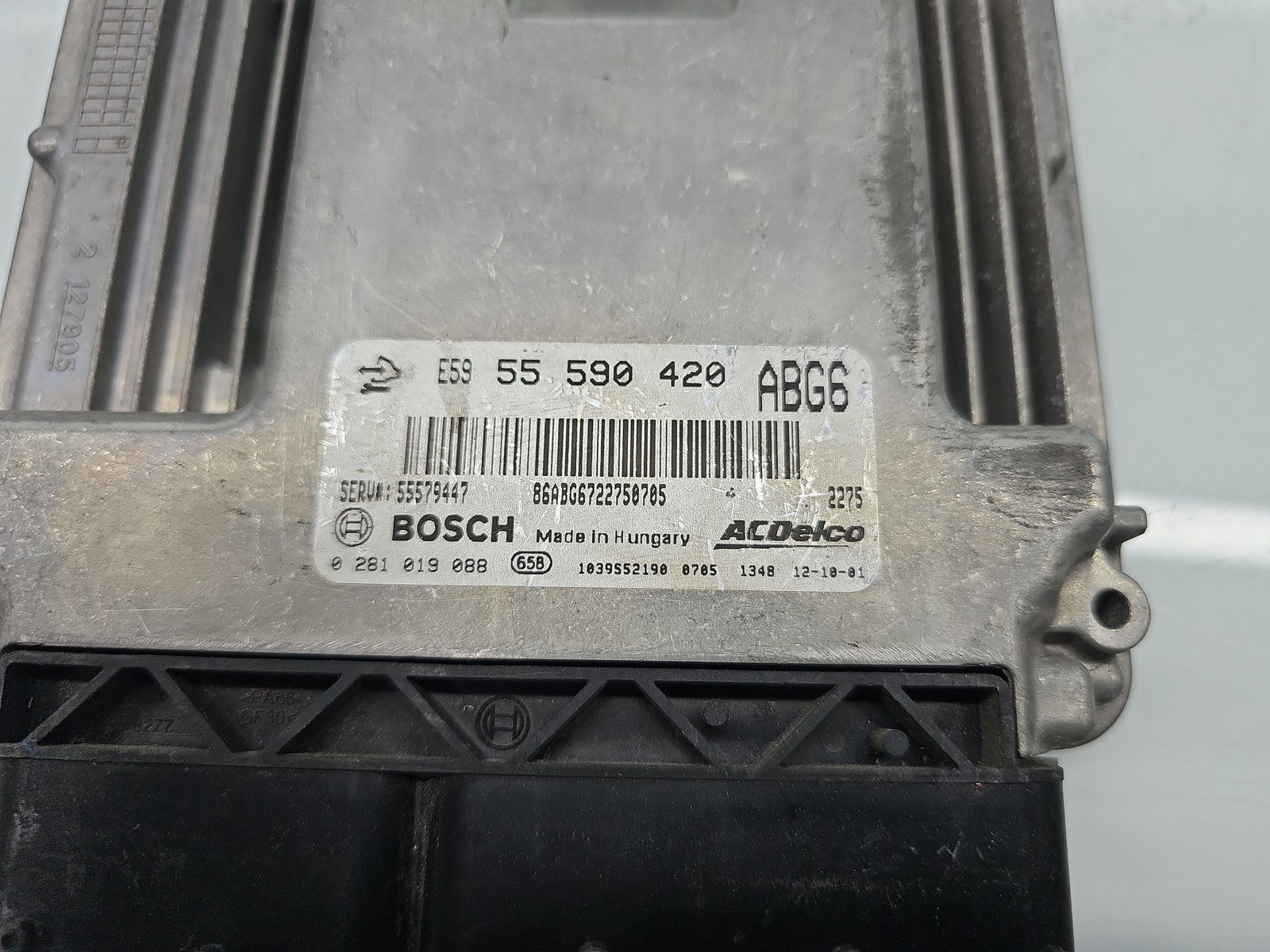 Calculator motor ECU Opel Astra J [Fabr 2009-2015] 55590420 2.0 CDTI A20DTH 110KW / 150CP - imagine 5