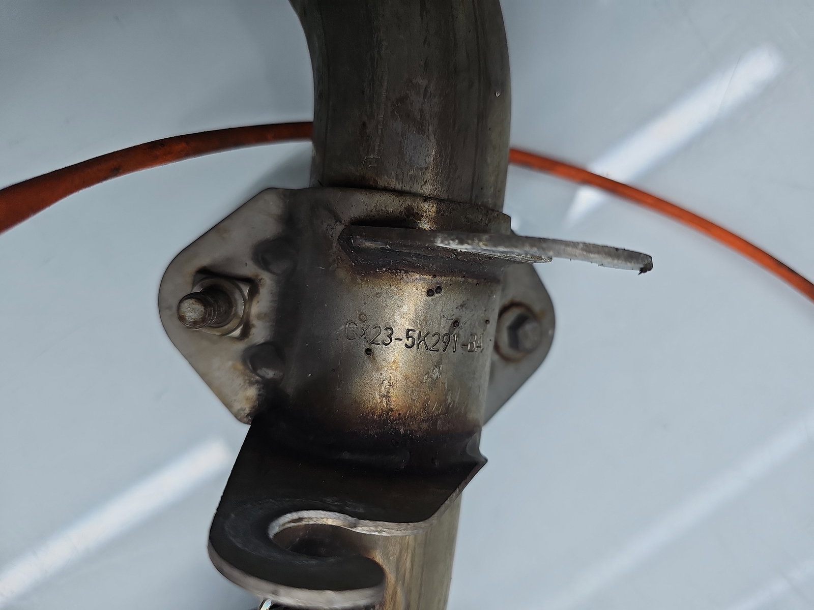 Racord flexibil teava evacuare catalizator Jaguar XF (X250) [Fabr 2008-2015] Facelift CX23-5K291-BA 202KW / 275CP - imagine 4