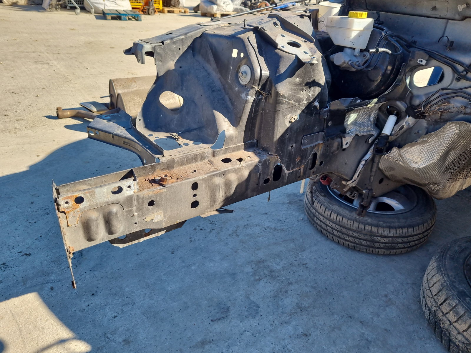 Lonjeron dreapta Jaguar XF (X250) [Fabr 2008-2015] Facelift Berlina OEM - imagine 2