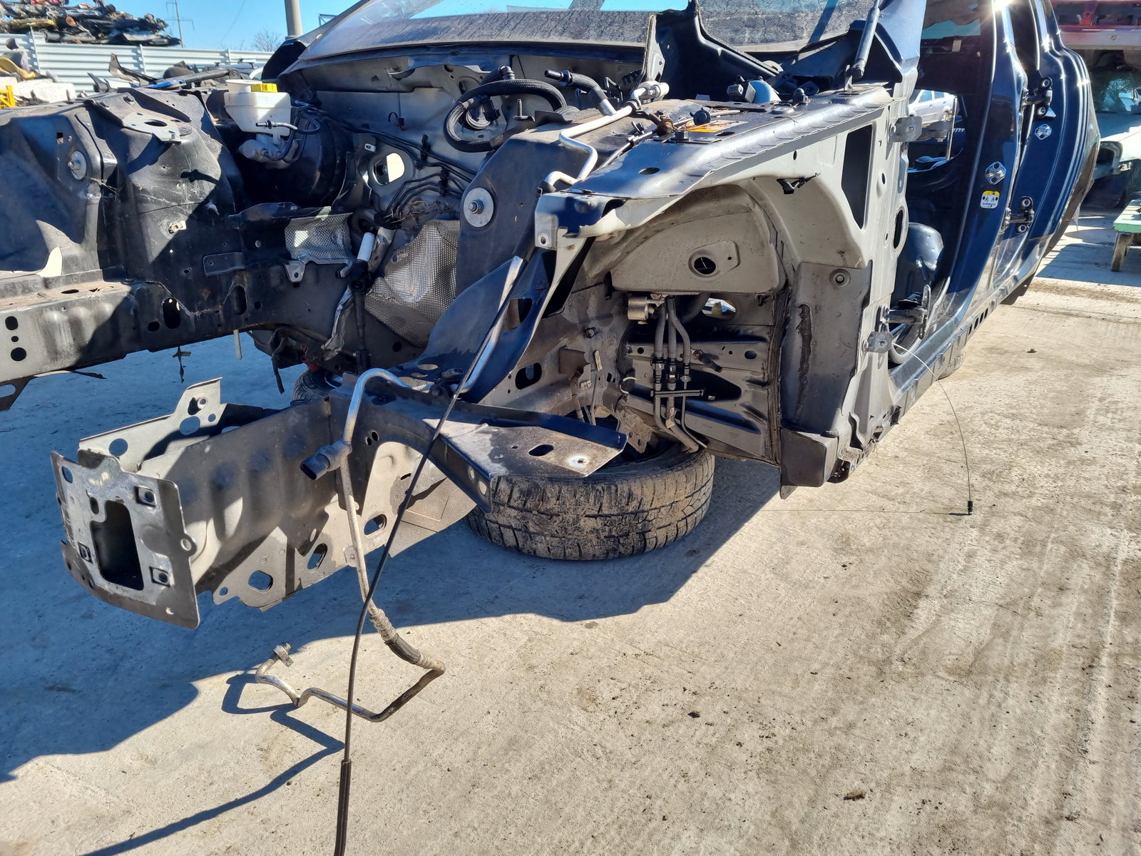 Semi aripa stanga Jaguar XF (X250) [Fabr 2008-2015] Facelift Berlina STRATUS GRAY - imagine 2