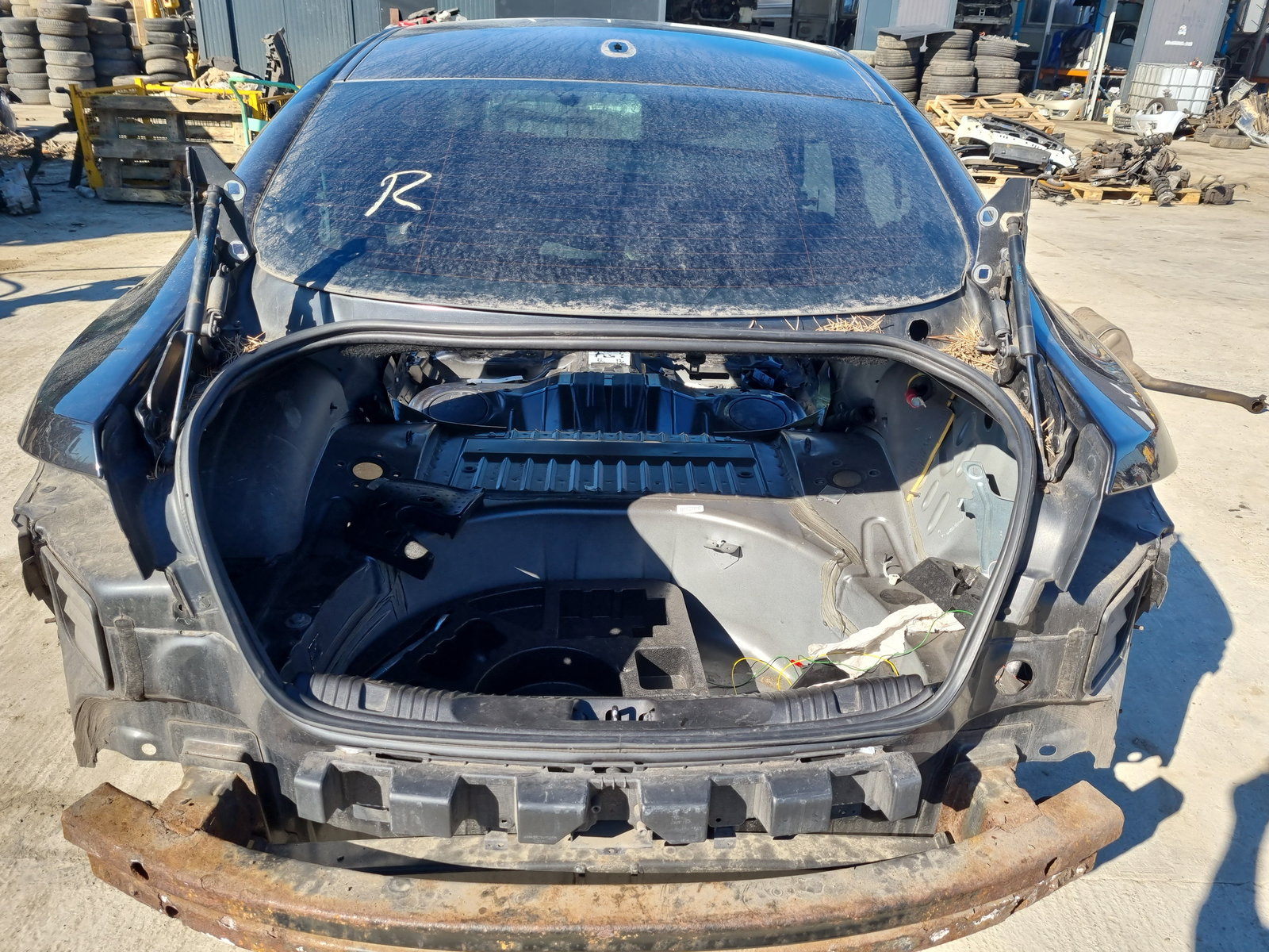 Set balamale capota spate Jaguar XF (X250) [Fabr 2008-2015] Facelift Berlina OEM - imagine 1