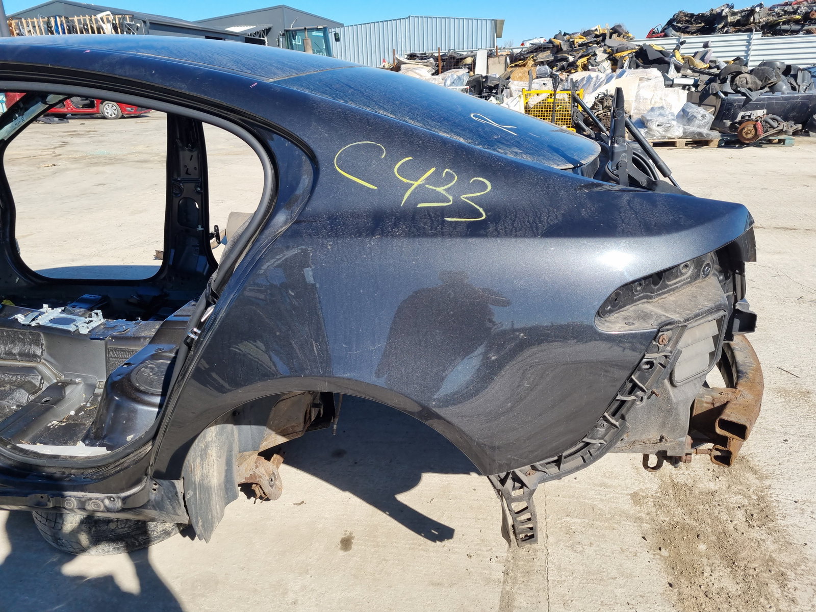 Aripa stanga spate Jaguar XF (X250) [Fabr 2008-2015] Facelift Berlina STRATUS GRAY - imagine 1