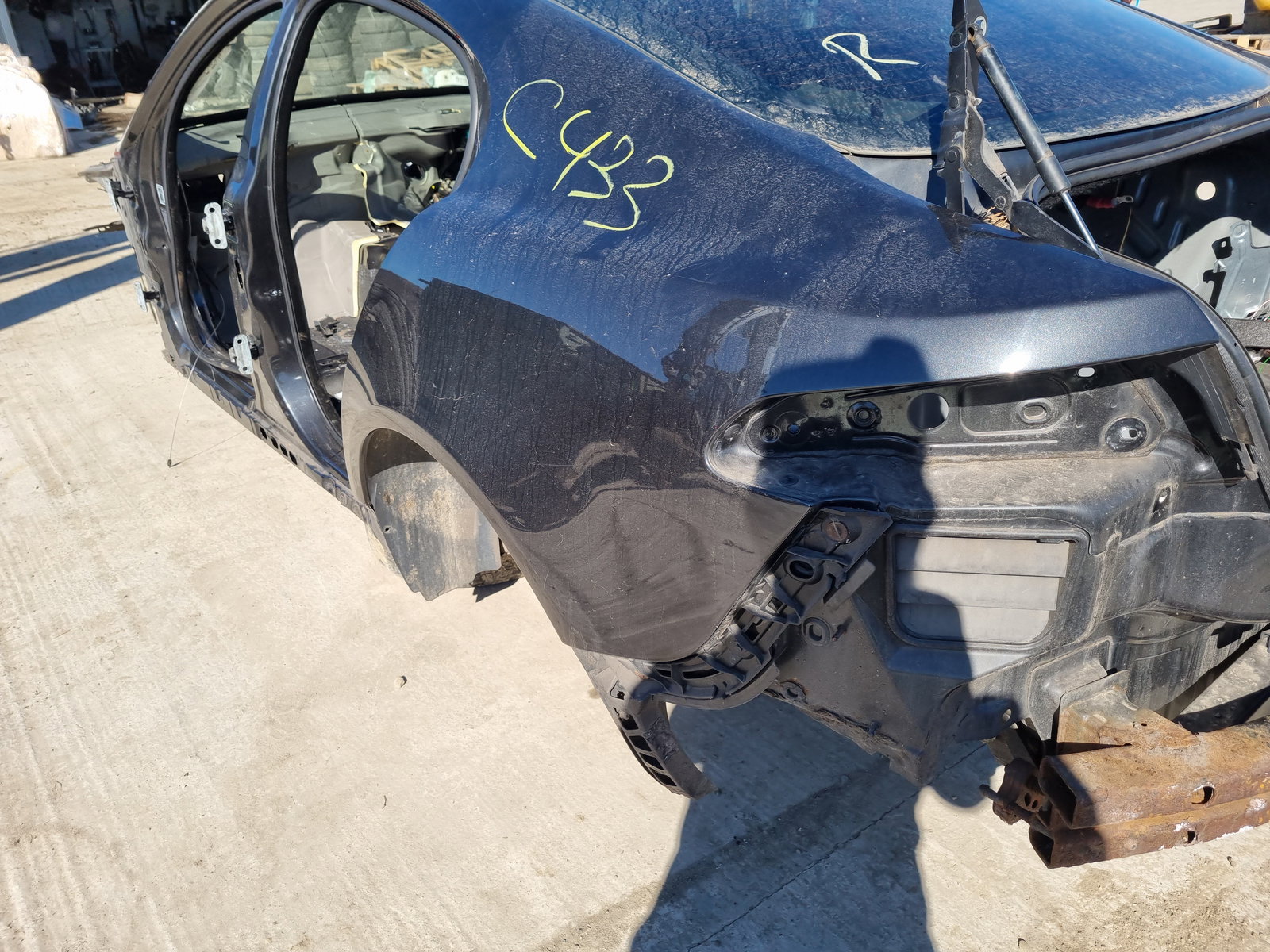 Aripa stanga spate Jaguar XF (X250) [Fabr 2008-2015] Facelift Berlina STRATUS GRAY - imagine 2