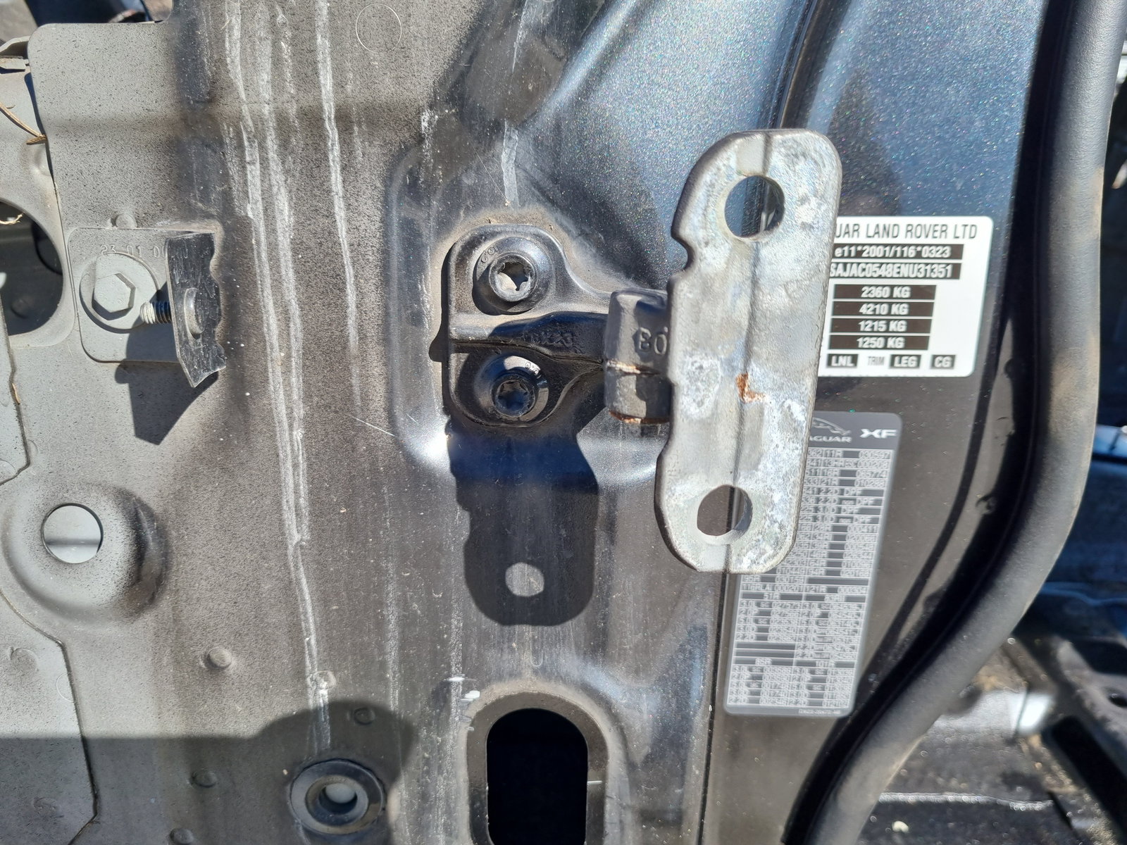 Set balamale usa stanga fata Jaguar XF (X250) [Fabr 2008-2015] Facelift Berlina OEM - imagine 2