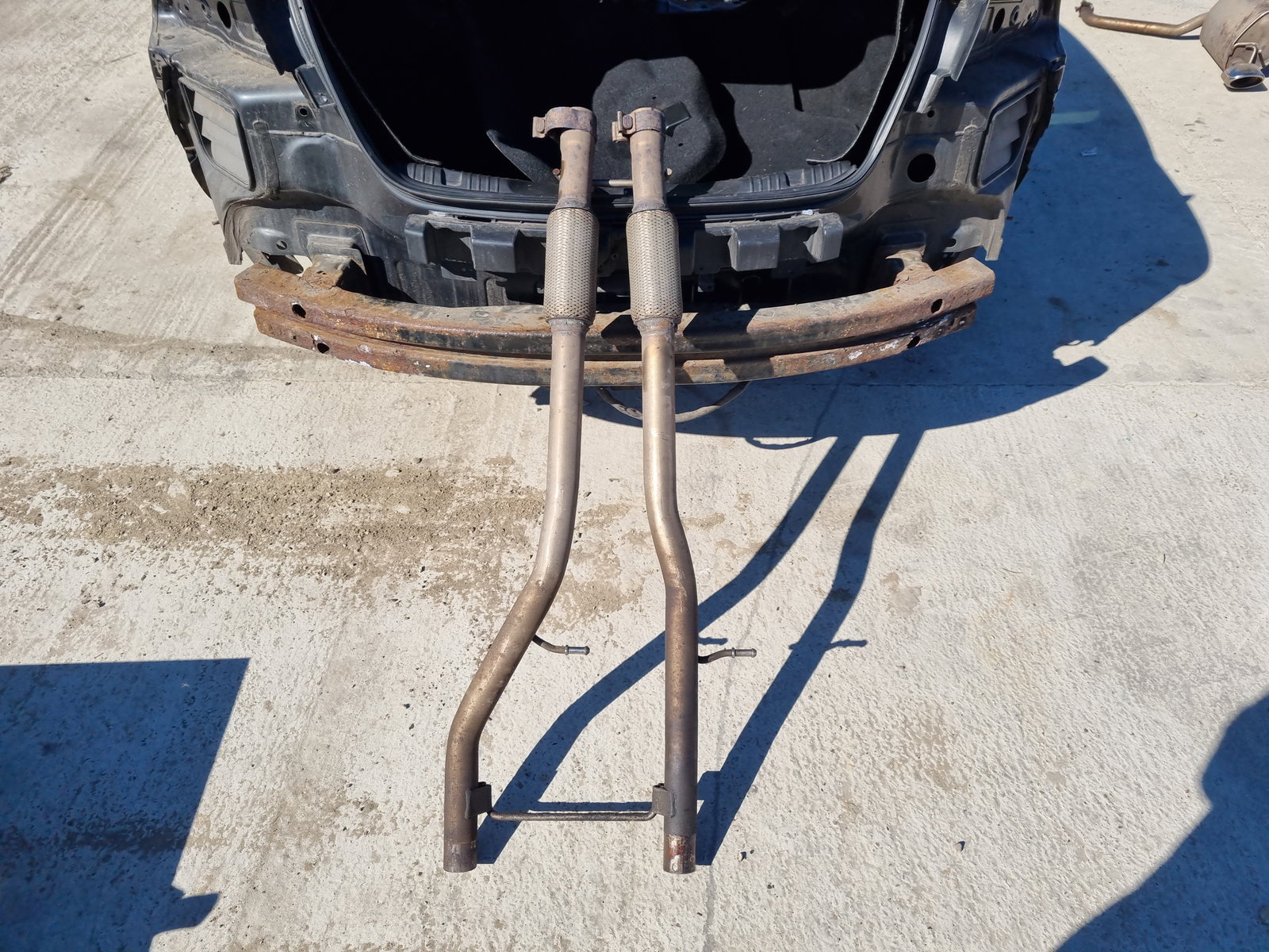 Racord flexibil teava evacuare catalizator Jaguar XF (X250) [Fabr 2008-2015] Facelift OEM 202KW / 275CP - imagine 2