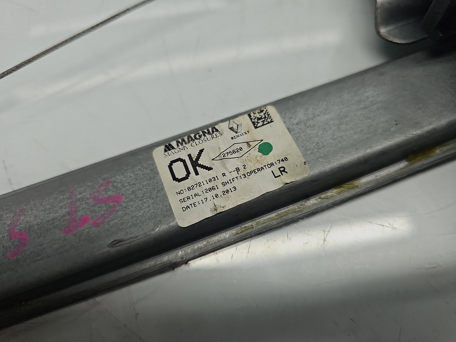 Macara electrica geam stanga spate Dacia Logan II MCV BK (K52) [Fabr 2013-2022] Break 827211031R - imagine 5