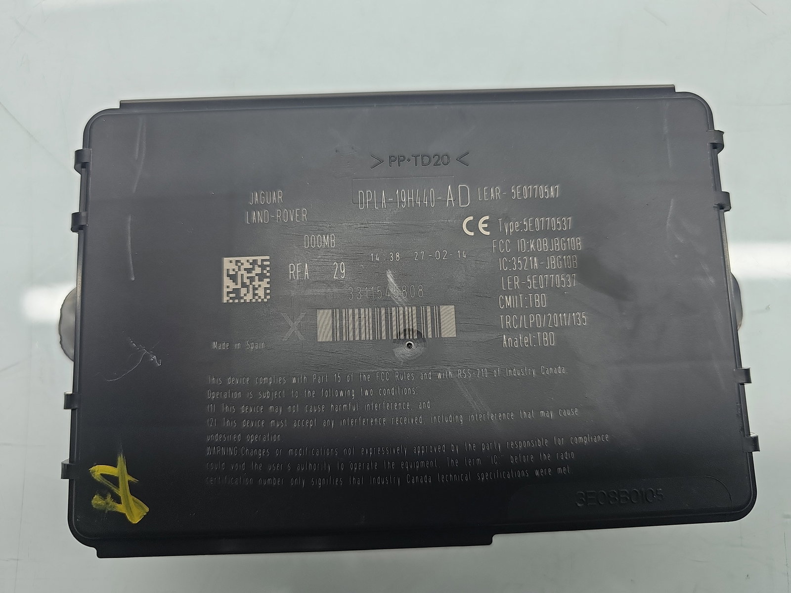 Modul confort Jaguar XF (X250) [Fabr 2008-2015] Facelift DPLA-19H440-AD - imagine 5