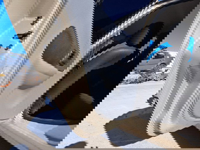 Usa stanga spate Renault Symbol / Thalia [Fabr 1998-2007] Berlina Galben