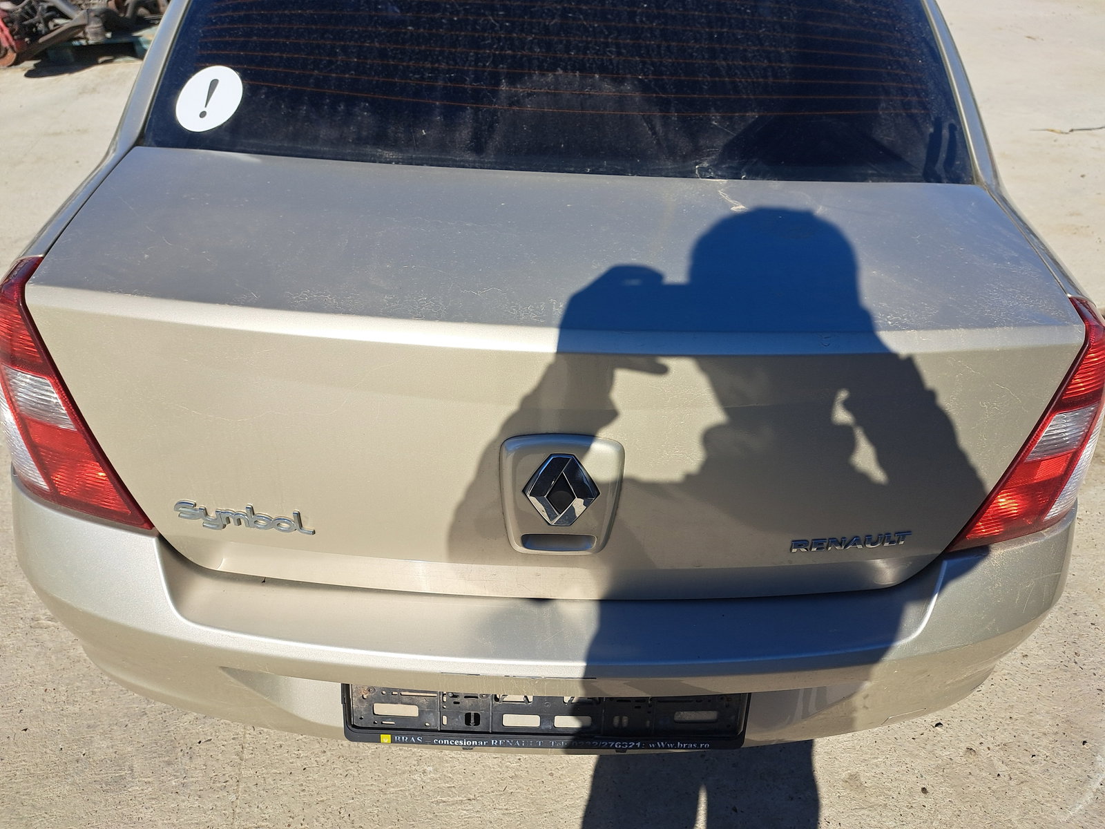 Haion Renault Symbol / Thalia [Fabr 1998-2007] Berlina Galben - imagine 1